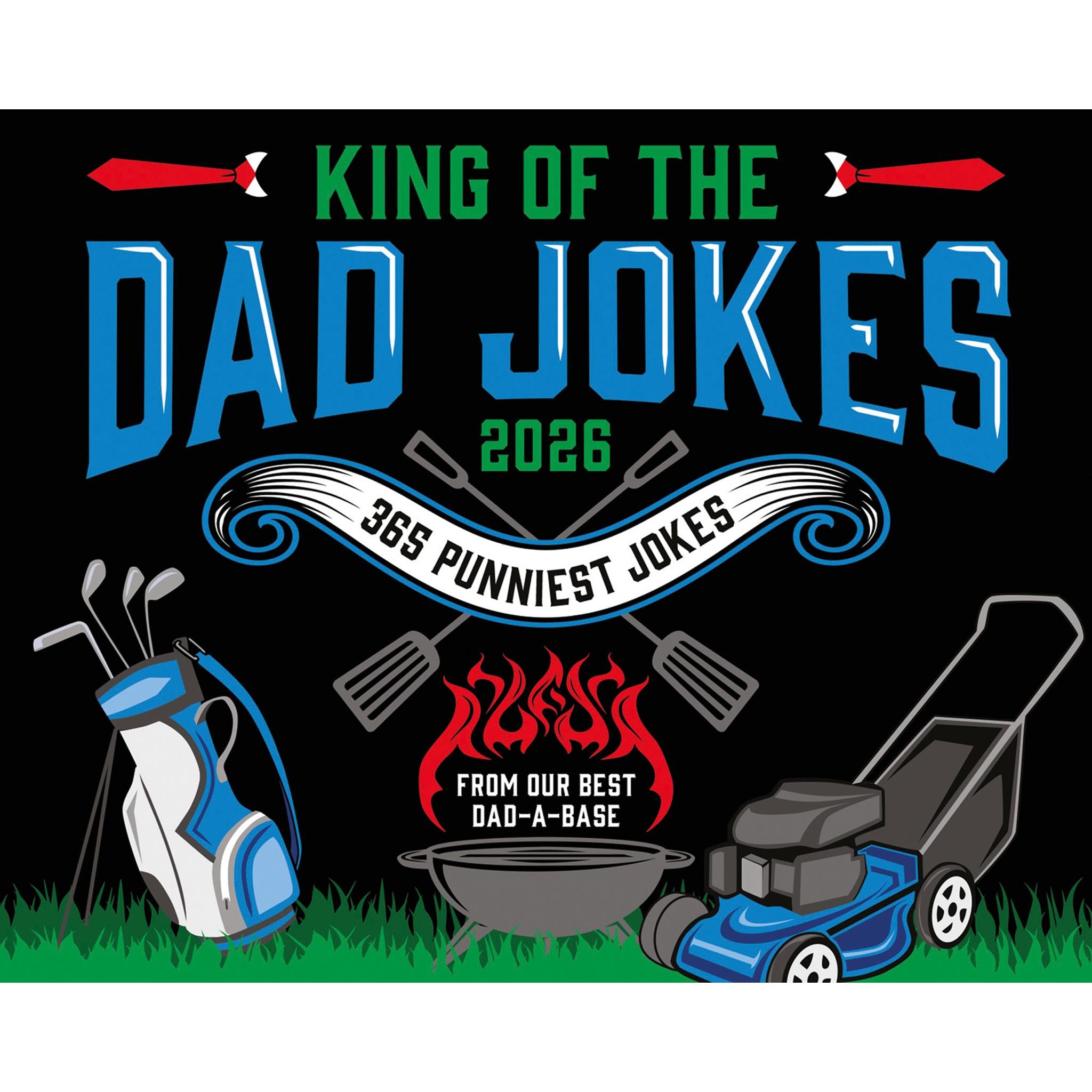King Of The Dad Jokes 2026 Box Calendar