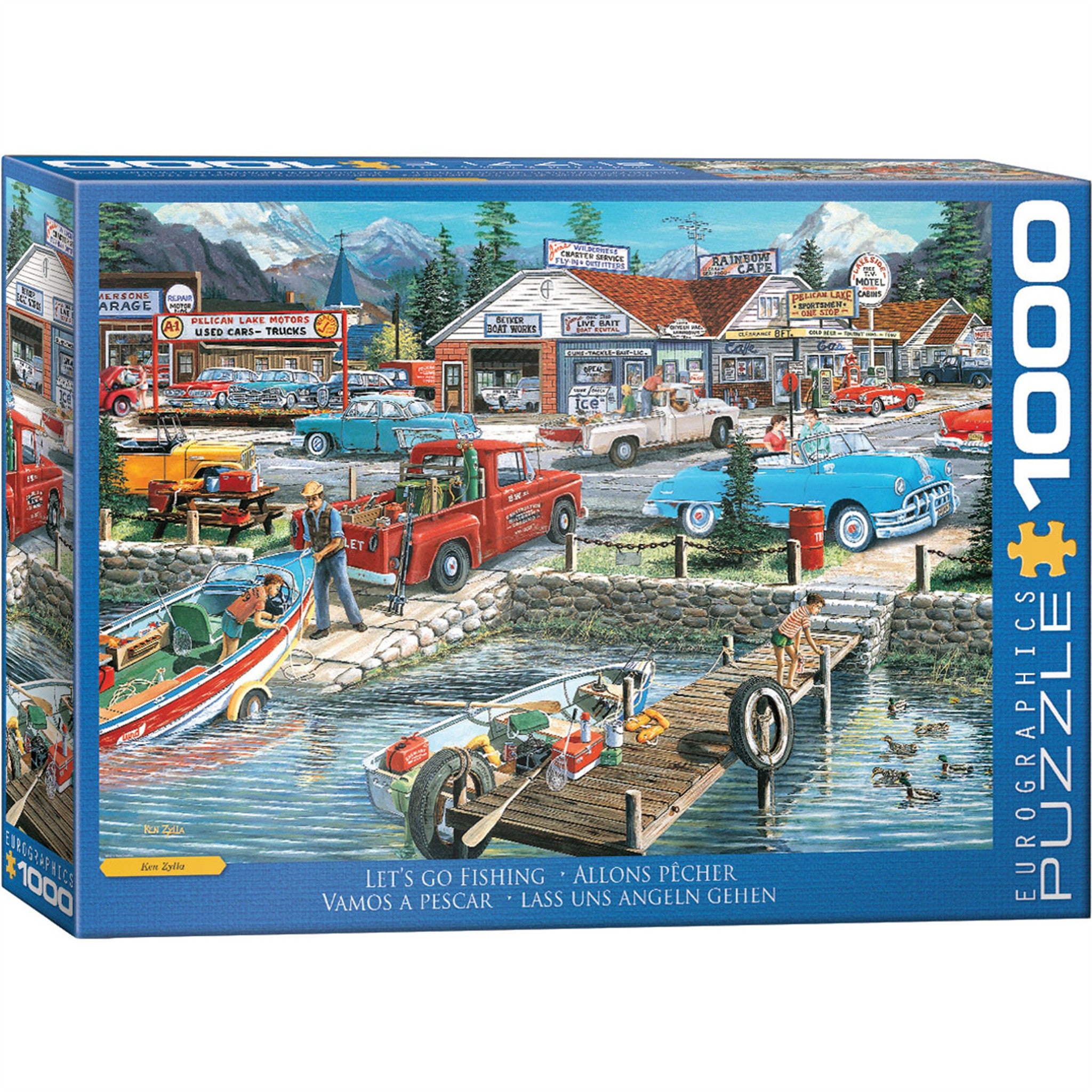 Let's Go Fishing 1000 Piece Puzzle