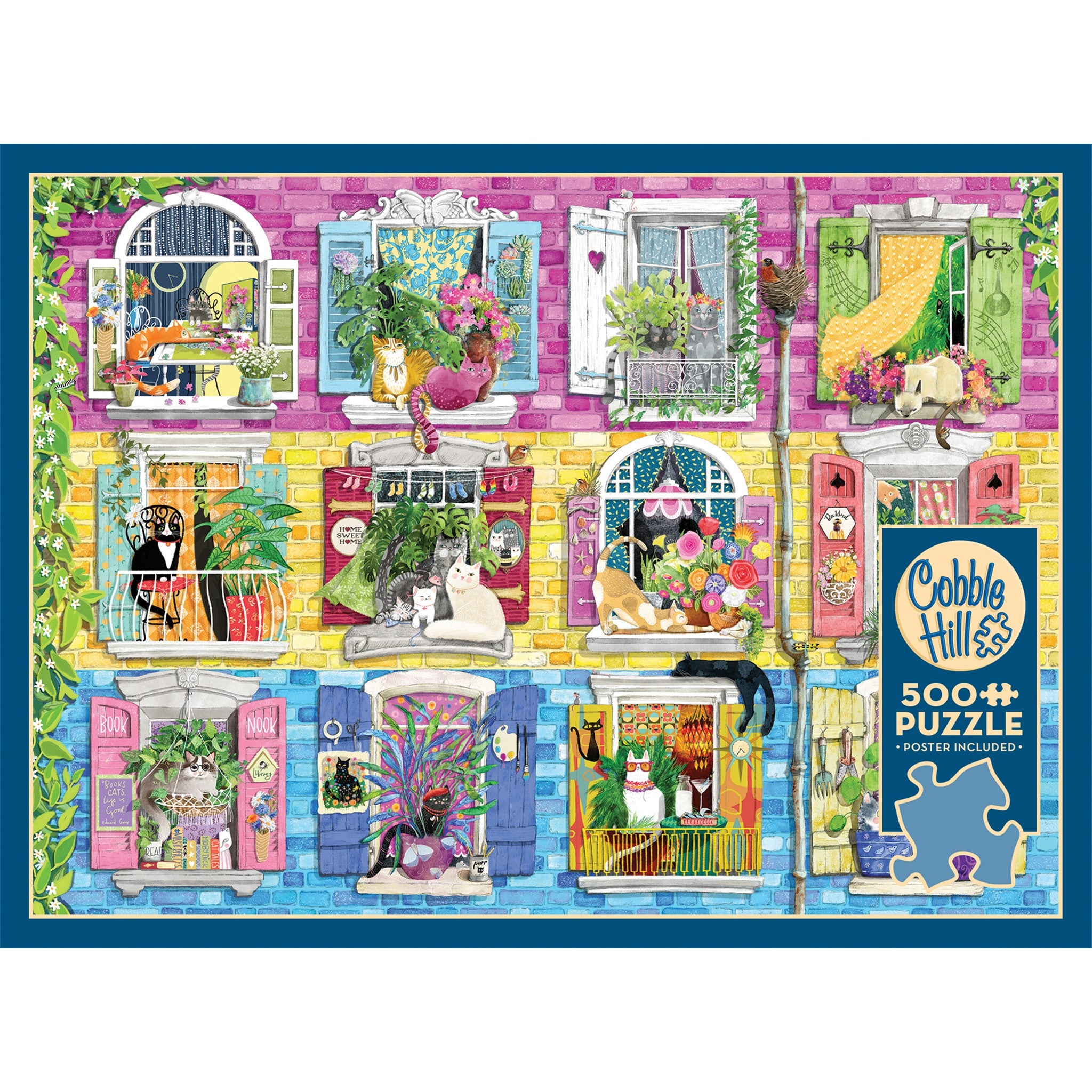 Living with Cattitude 500 Piece Puzzle