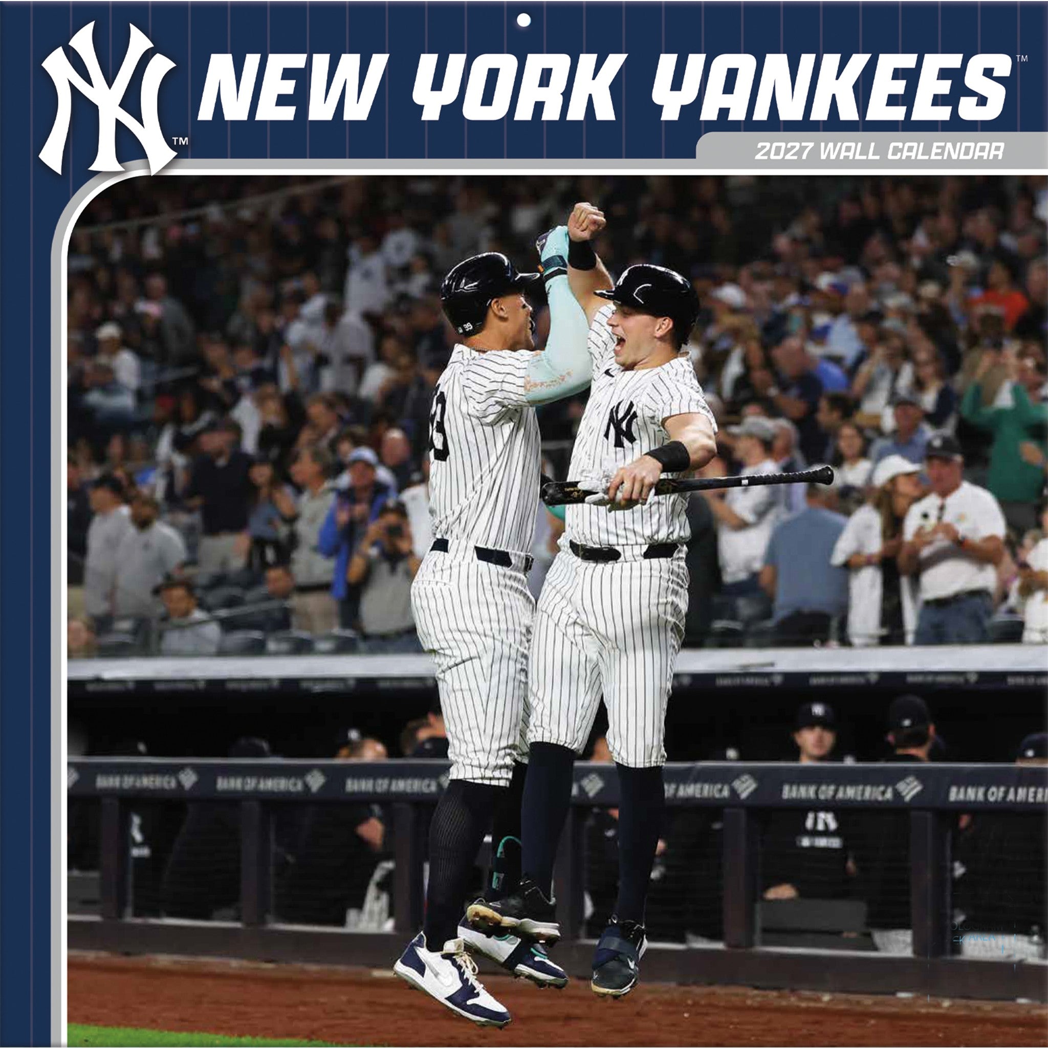MLB New York Yankees 2027 Wall Calendar