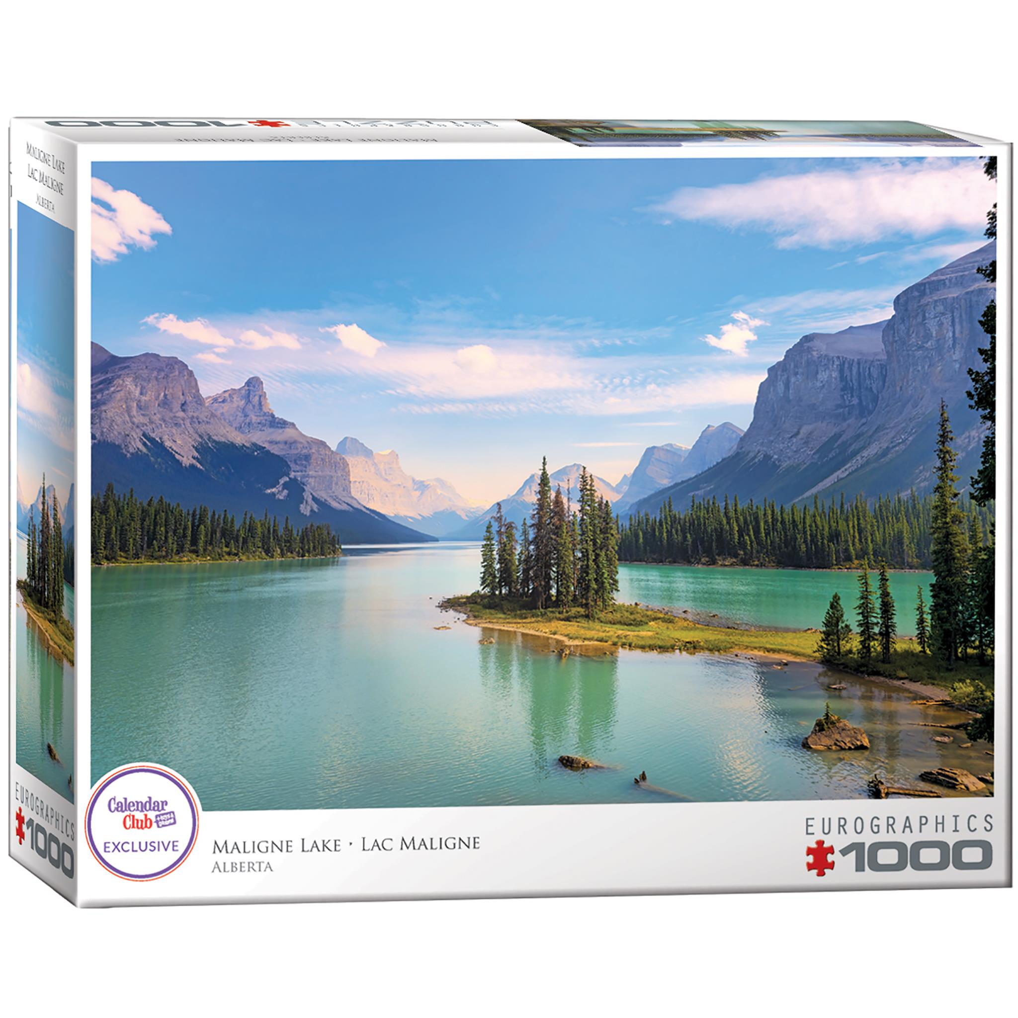 CALVENDO Puzzle 'Maligne Lake Kanada' – 1000 Teile, 64 X 48 Cm, Hochwertige Qualität Aus Europa