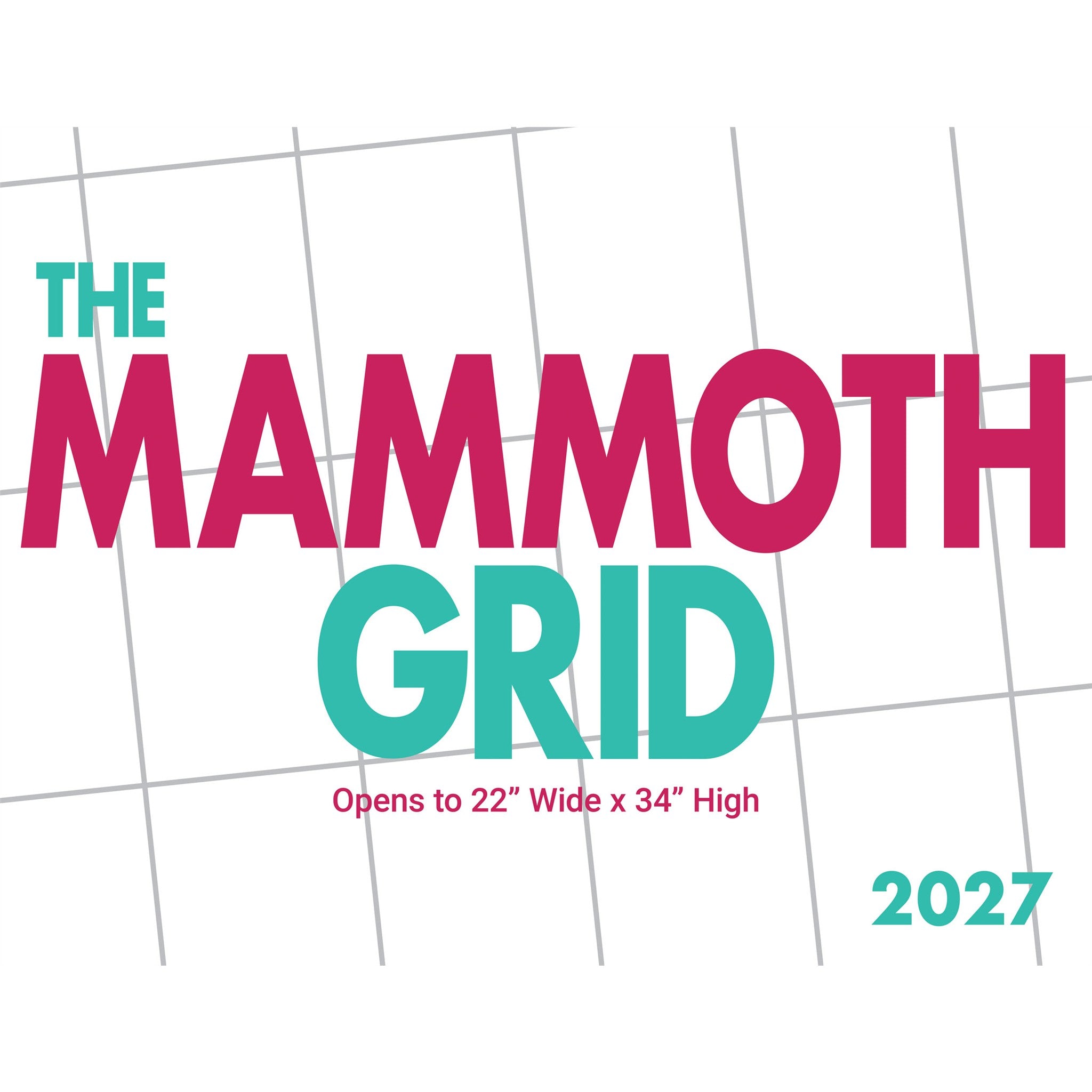 Mammoth Grid 2027 Poster Calendar