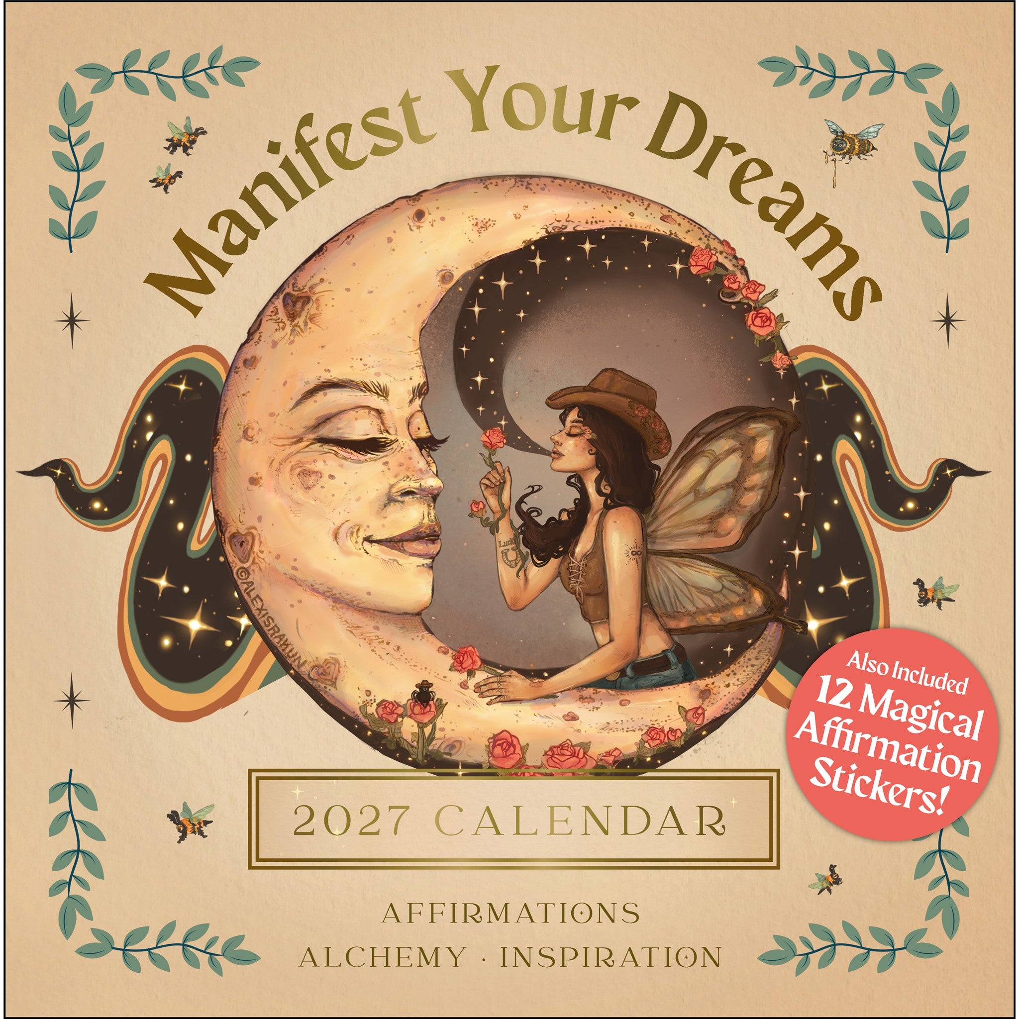 Manifest Your Dreams 2027 Wall Calendar
