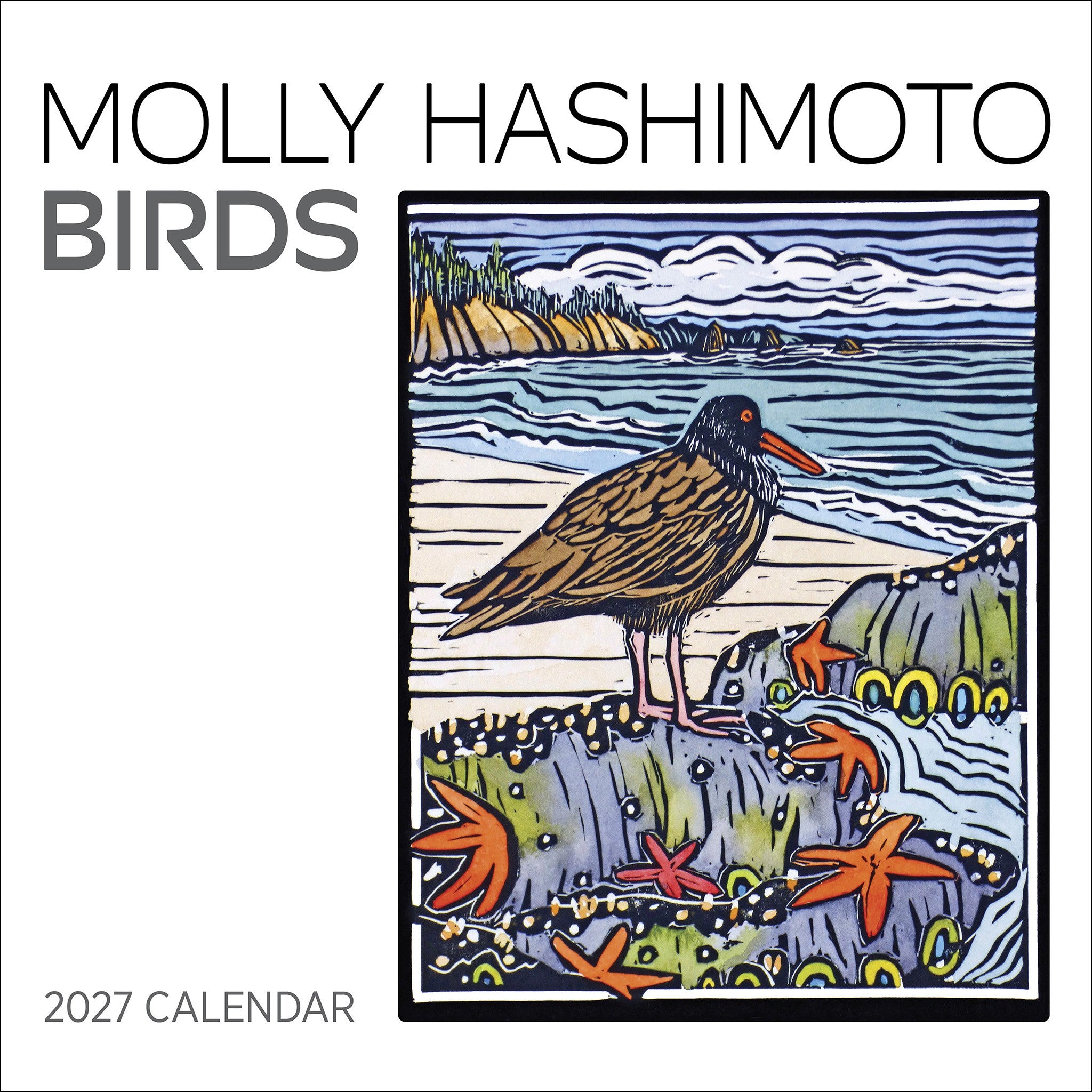 Molly Hashimoto Birds 2027 Wall Calendar