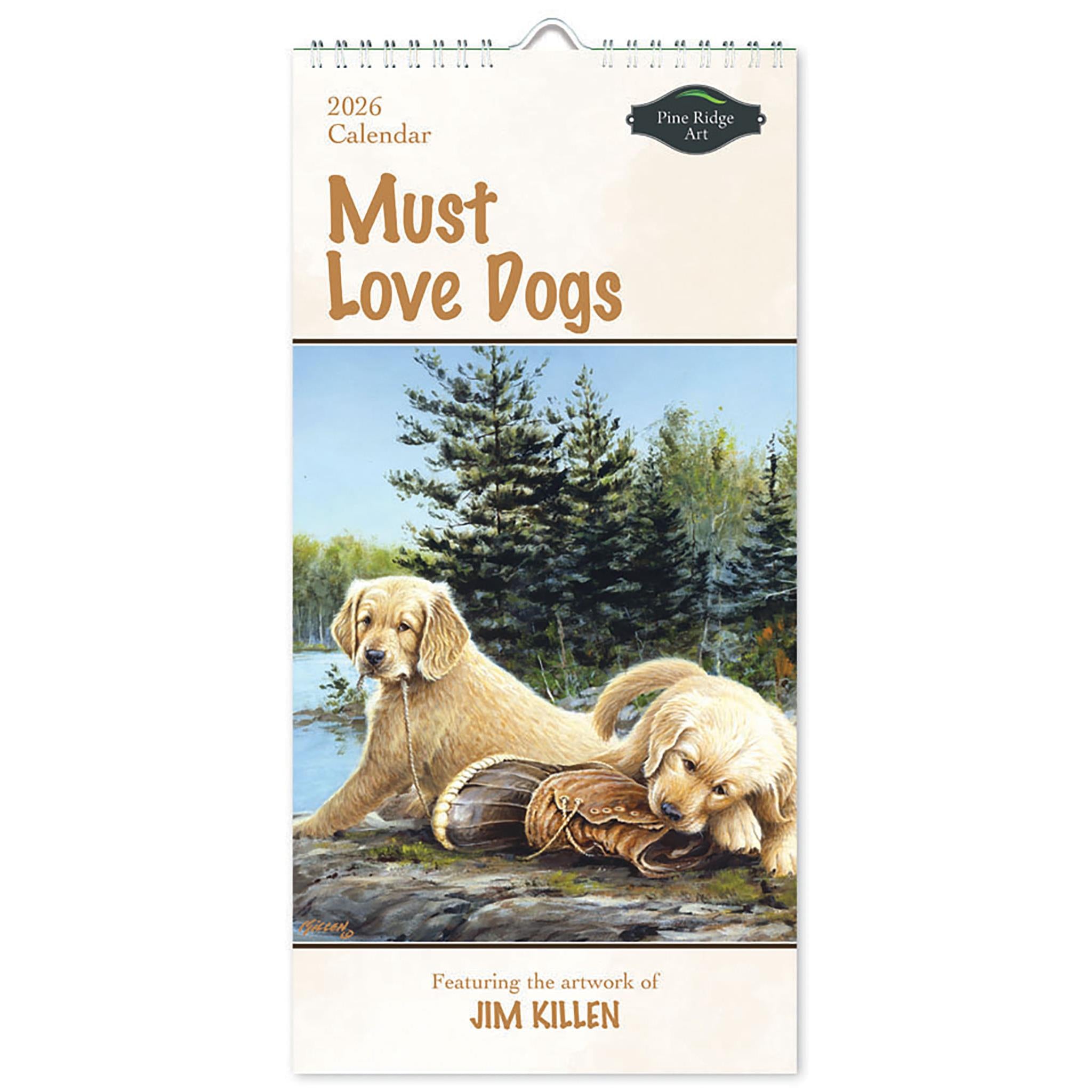 Must Love Dogs 2026 Slim Calendar - Online Only