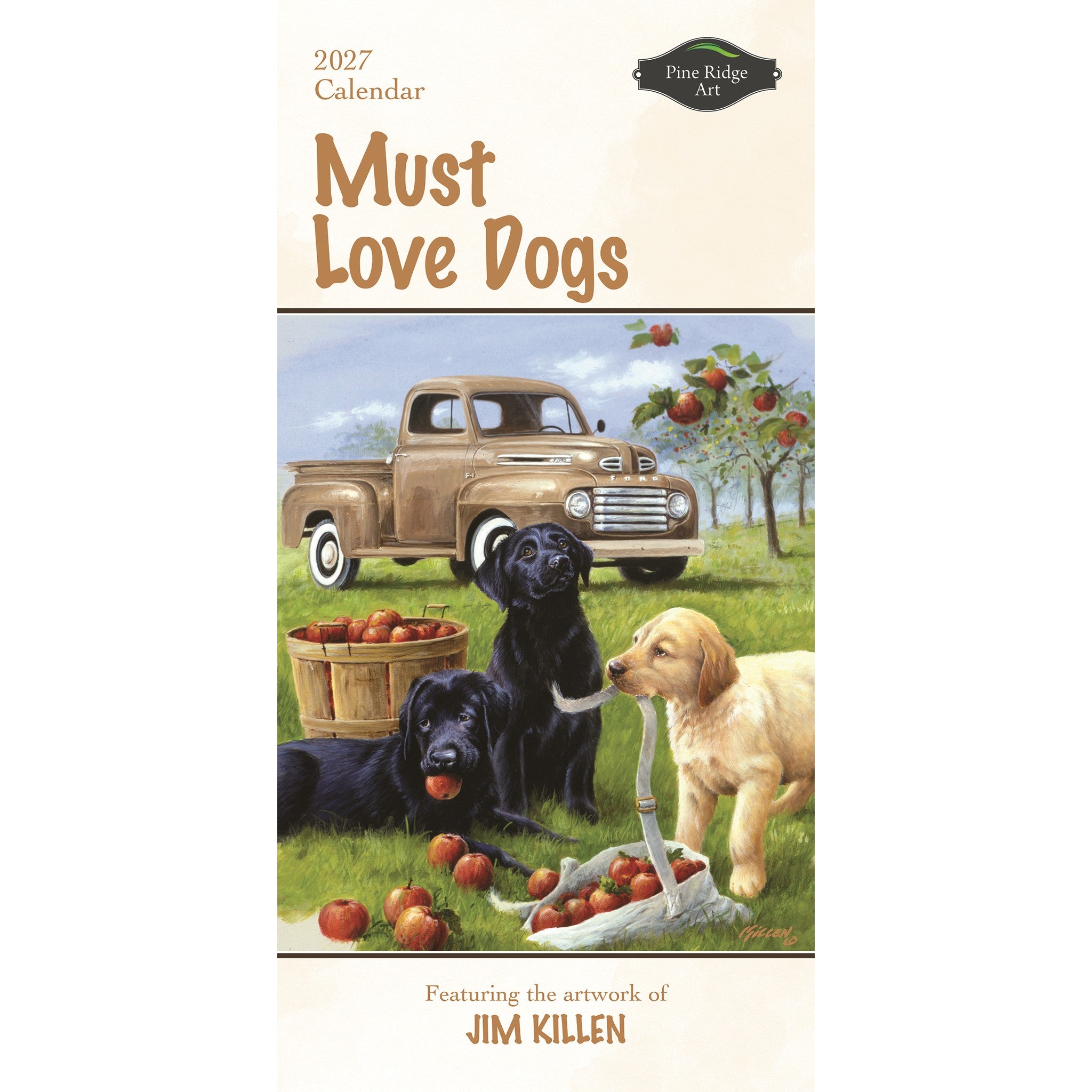 Must Love Dogs 2027 Slim Calendar - Online Only