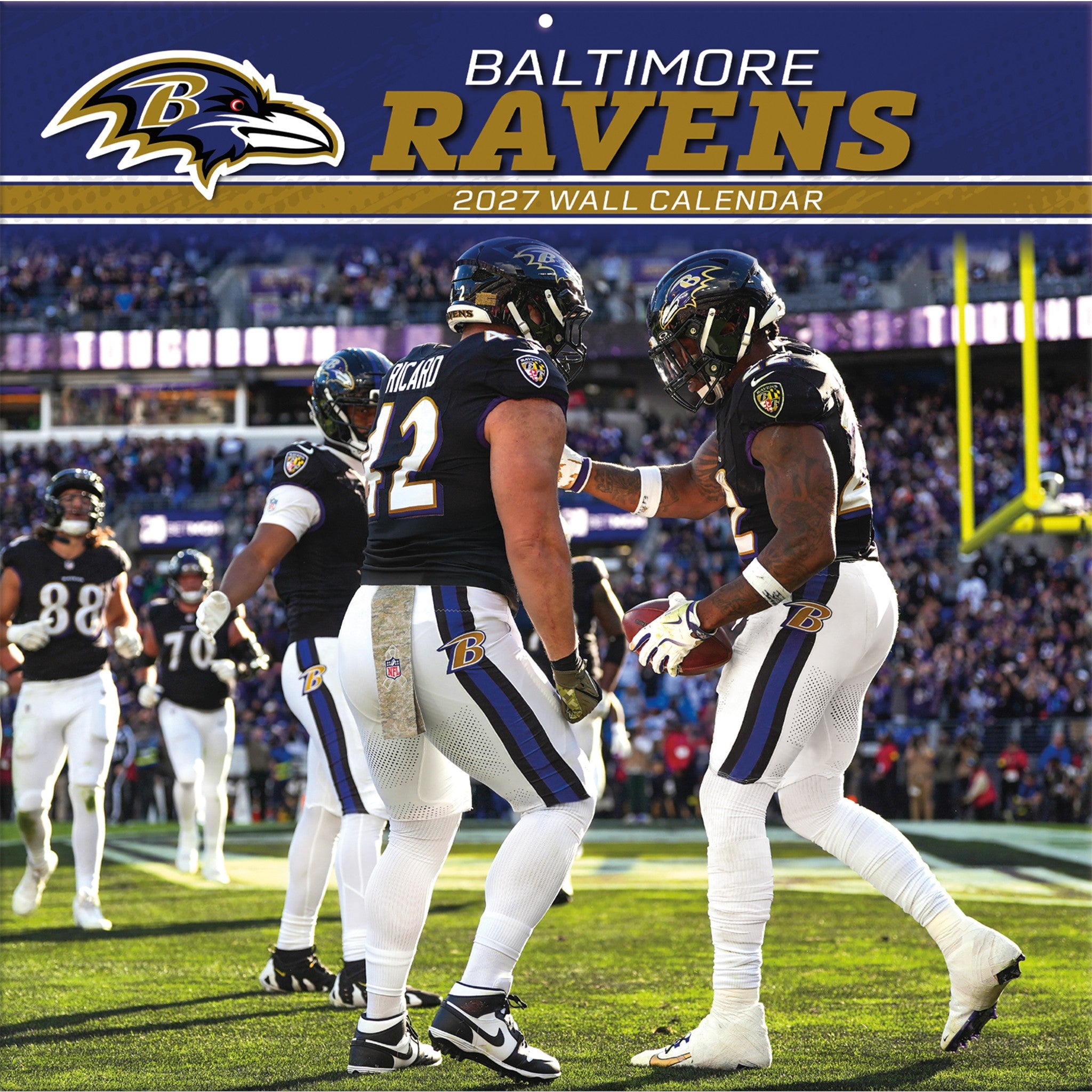 NFL Baltimore Ravens 2027 Wall Calendar