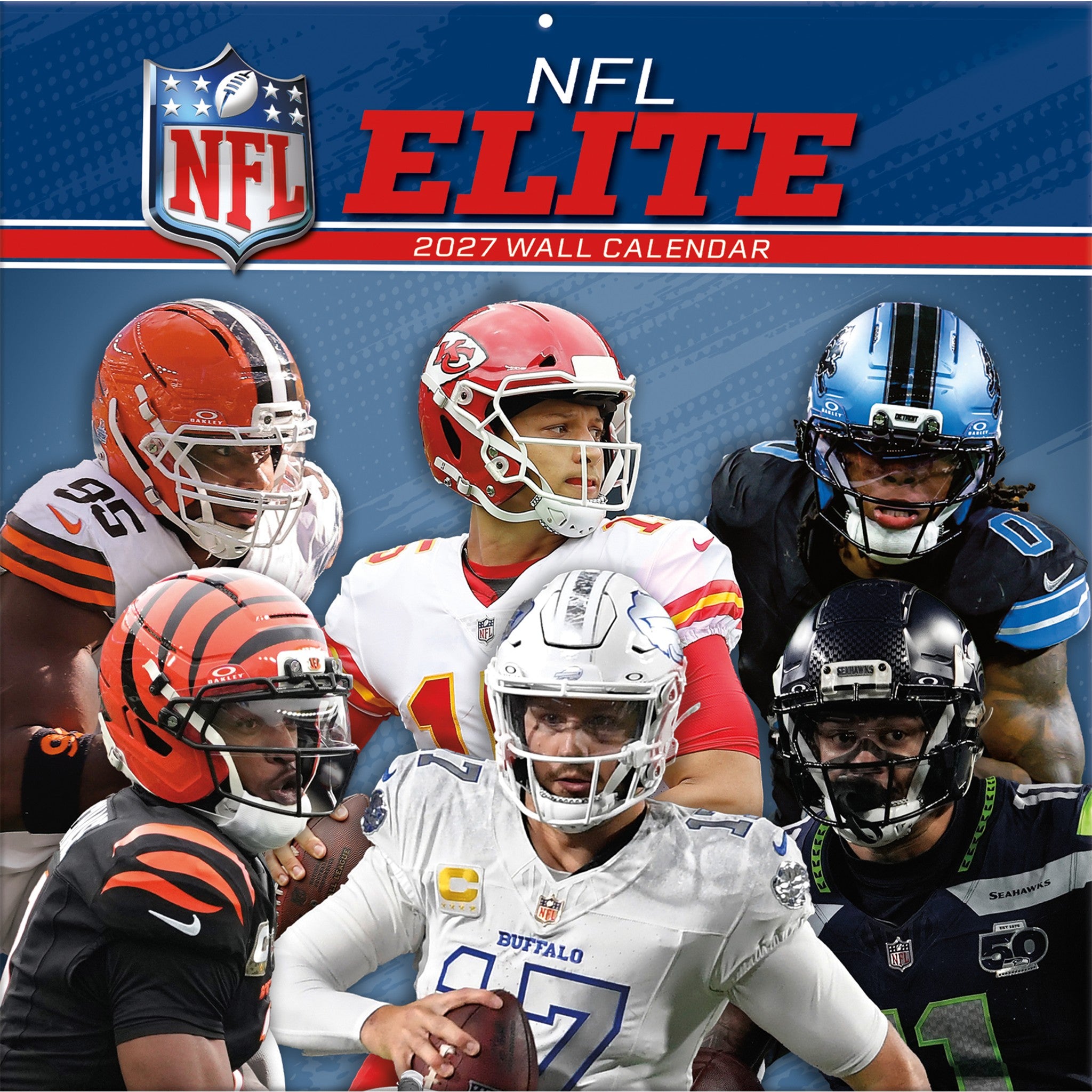 NFL Elite 2027 Wall Calendar