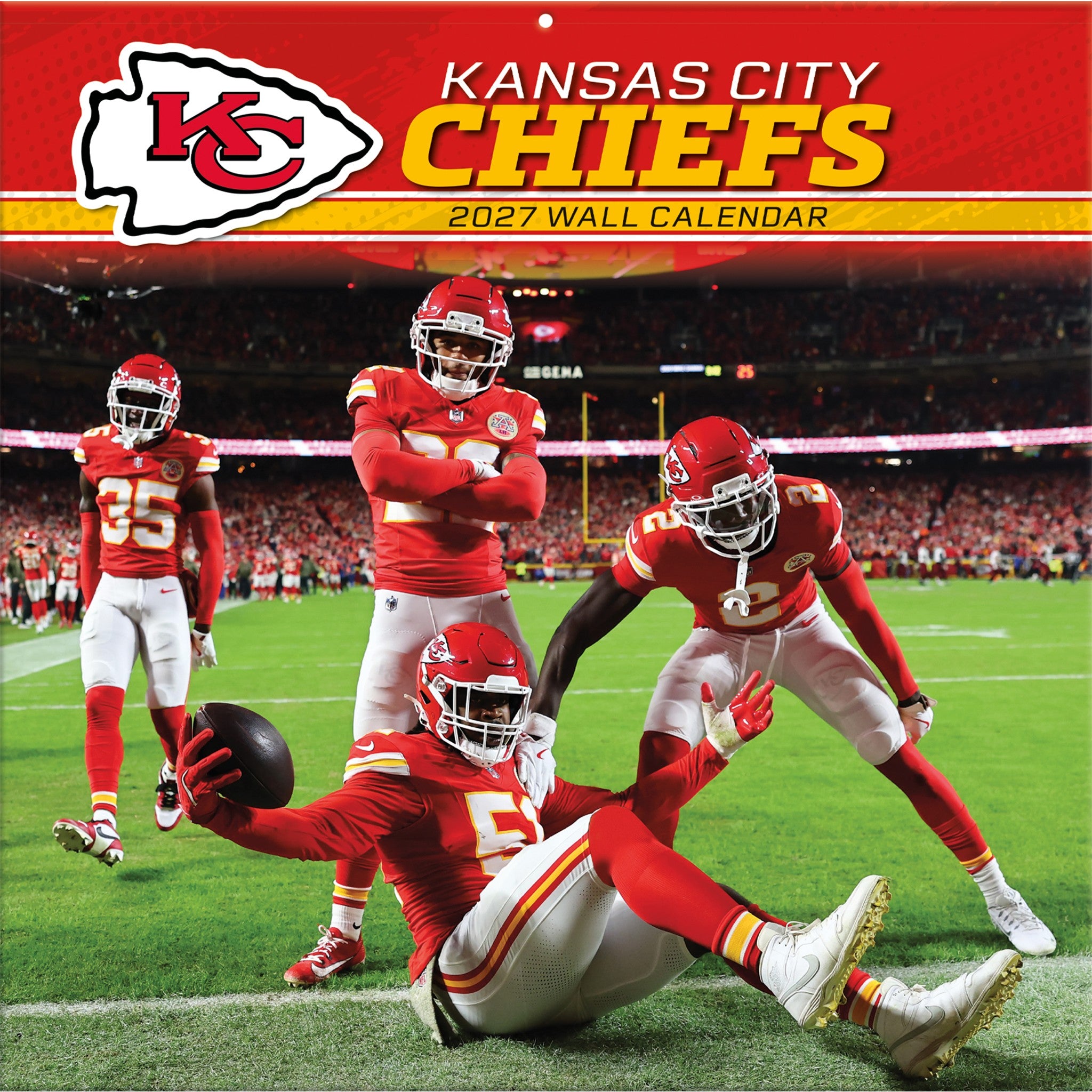 NFL Kansas City Chiefs 2027 Wall Calendar