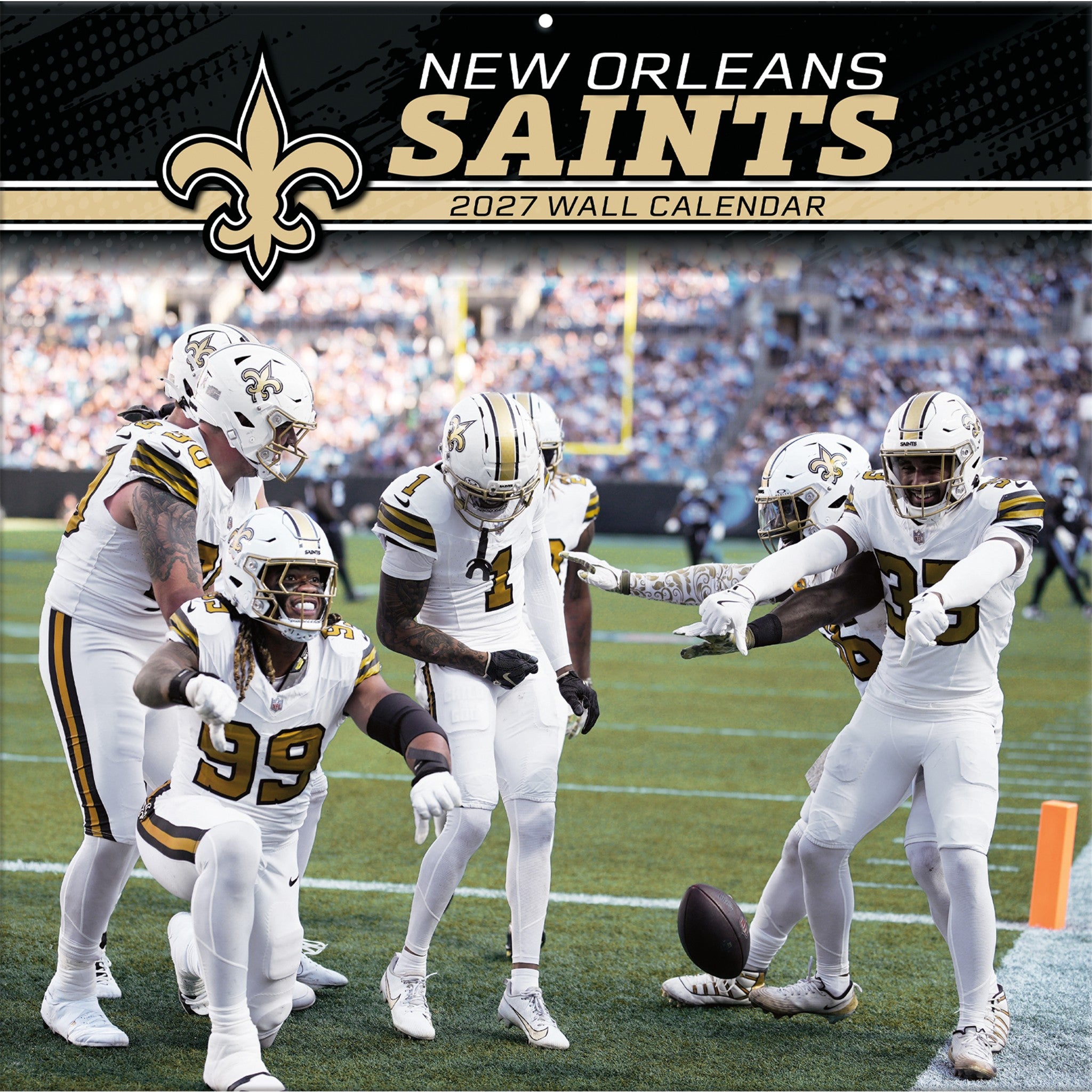 NFL New Orleans Saints 2027 Wall Calendar