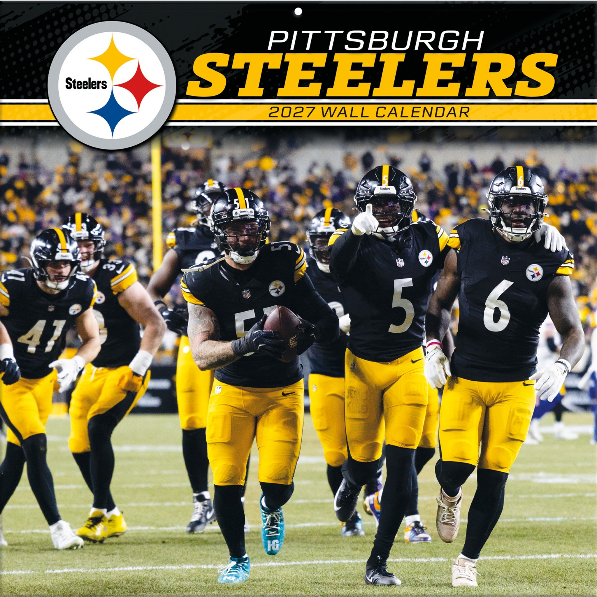 NFL Pittsburgh Steelers 2027 Wall Calendar