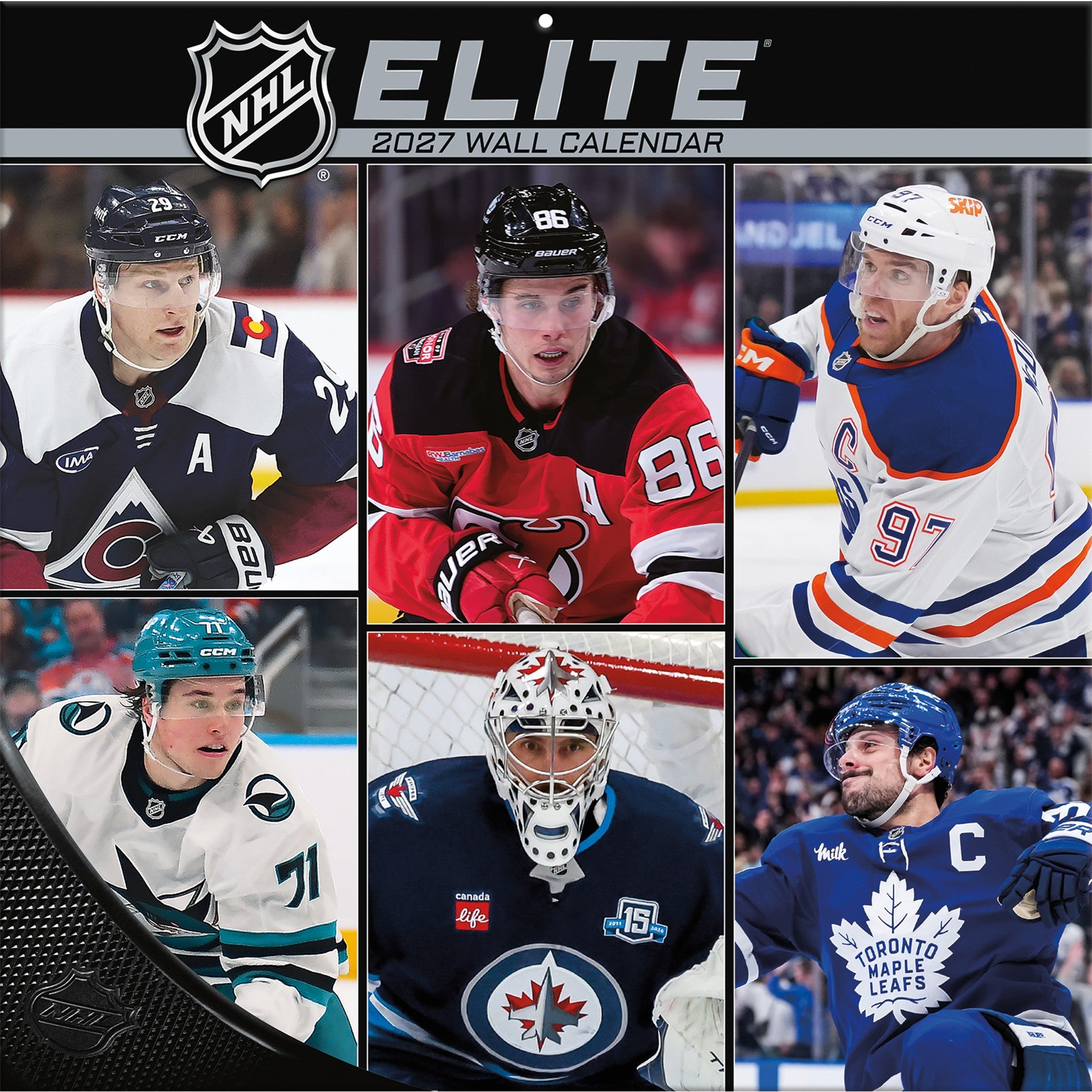 NHL Elite 2027 Wall Calendar