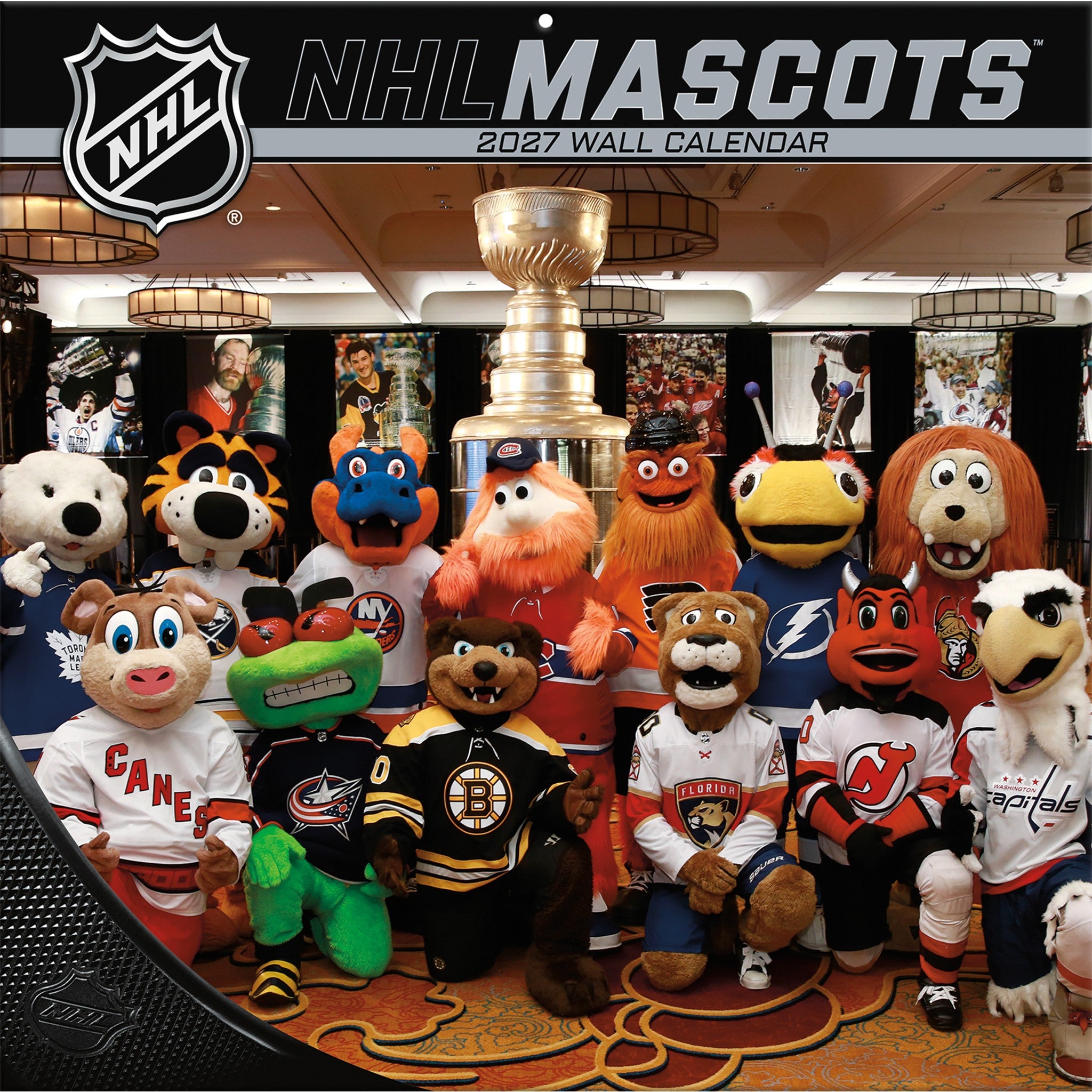 NHL Mascot 2027 Wall Calendar