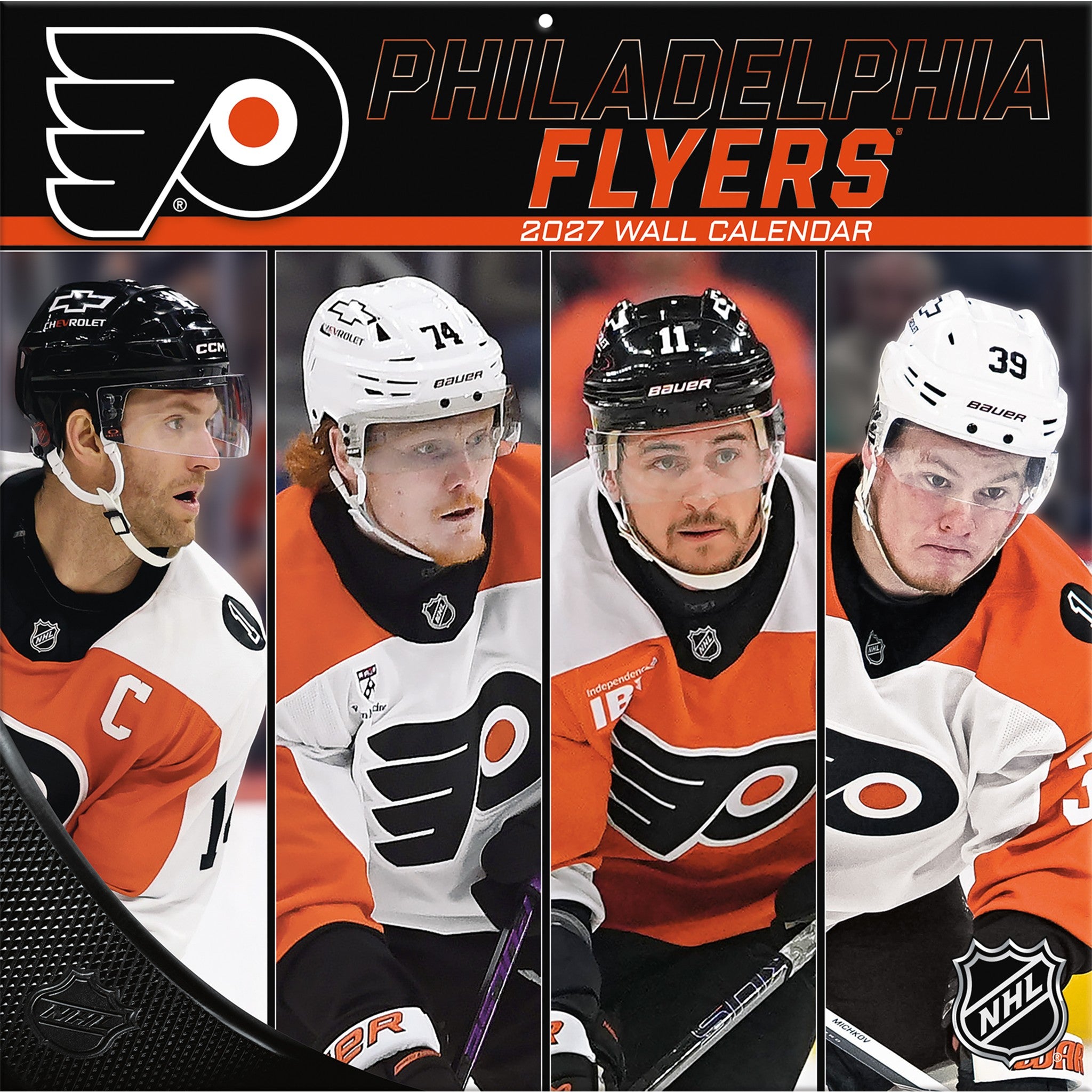 NHL Philadelphia Flyers 2027 Wall Calendar