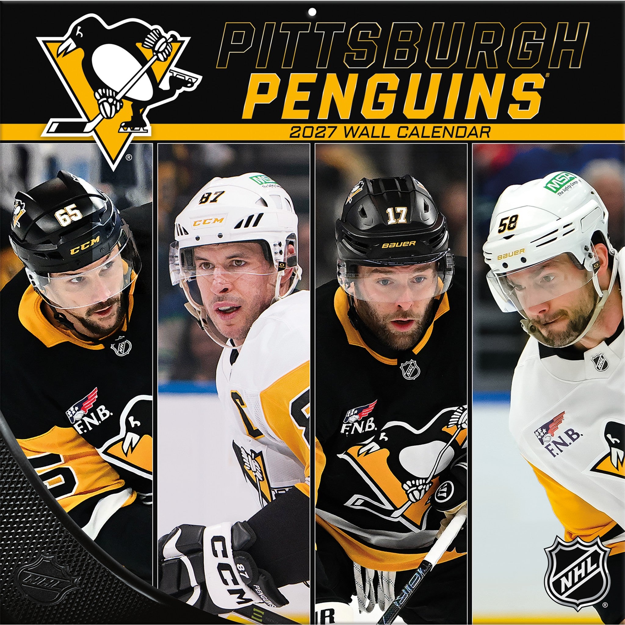 NHL Pittsburgh Penguins 2027 Wall Calendar