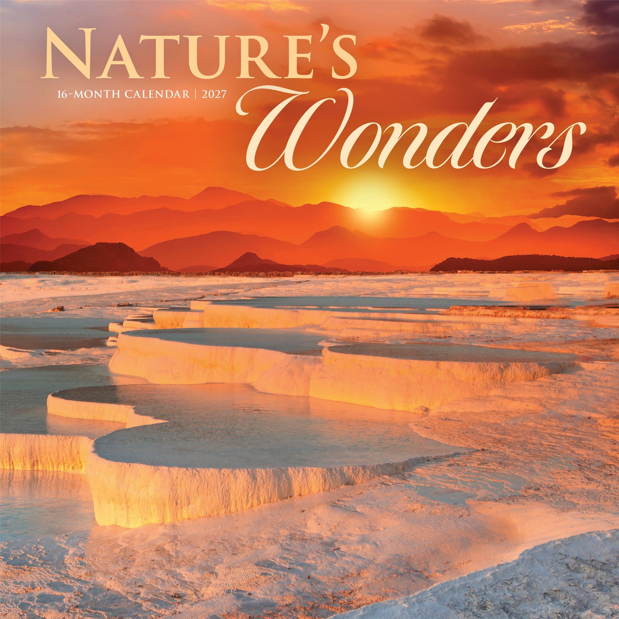 Nature's Wonders 2027 Wall Calendar