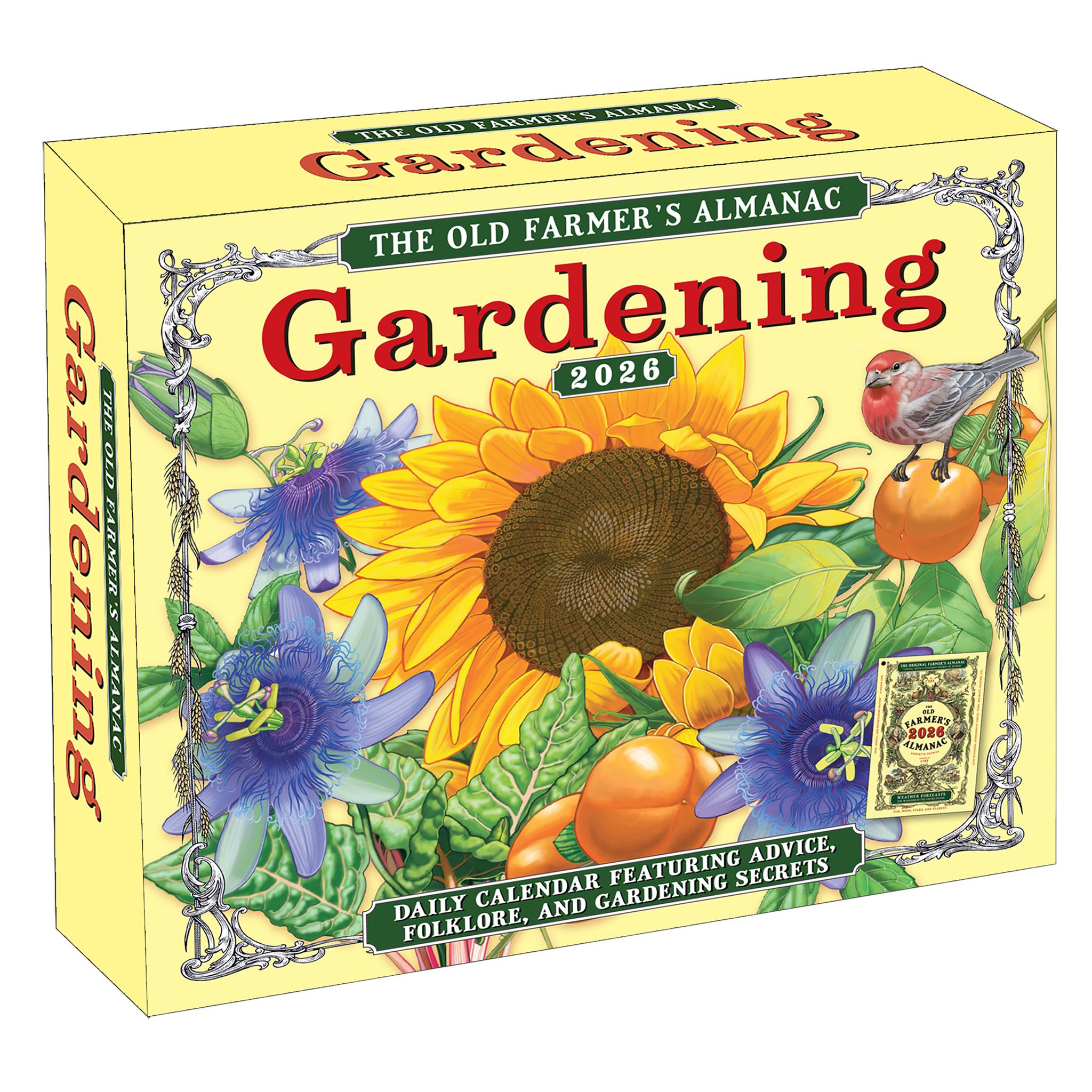 Old Farmers Almanac Gardening 2026 Box Calendar