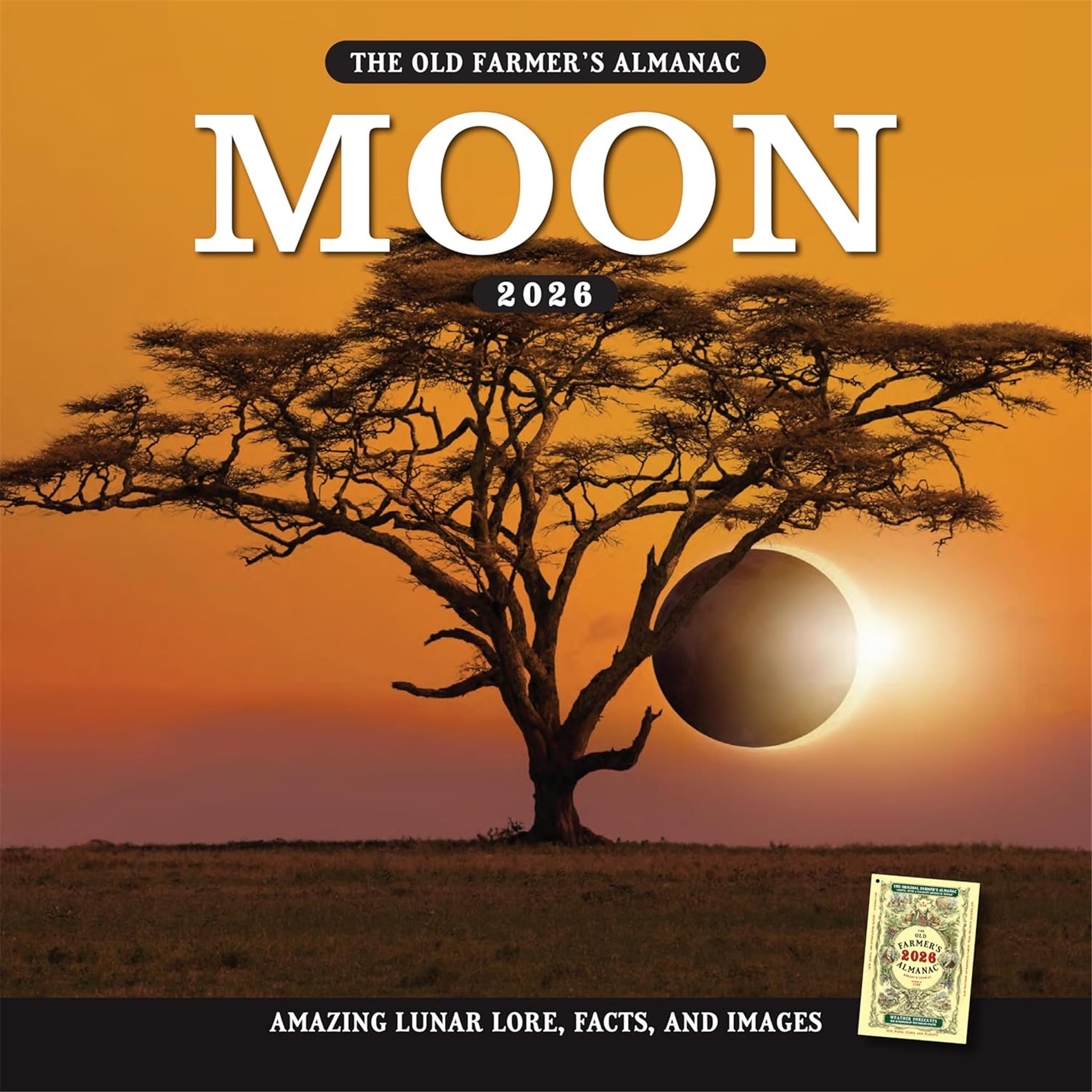 Old Farmers Almanac Moon 2026 Wall Calendar