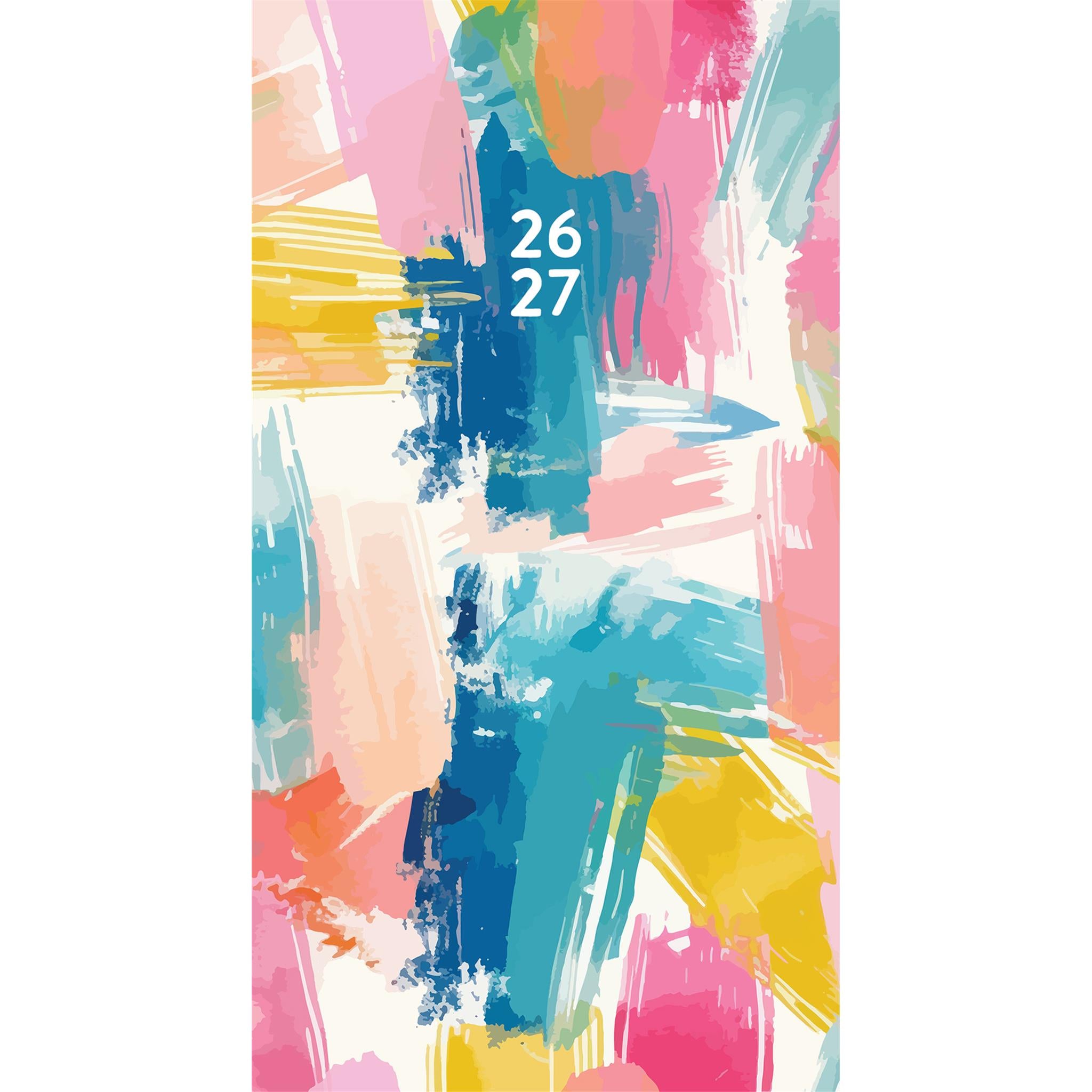 Painted Pastel 2026 2 Yr Pocket Planner Calendar
