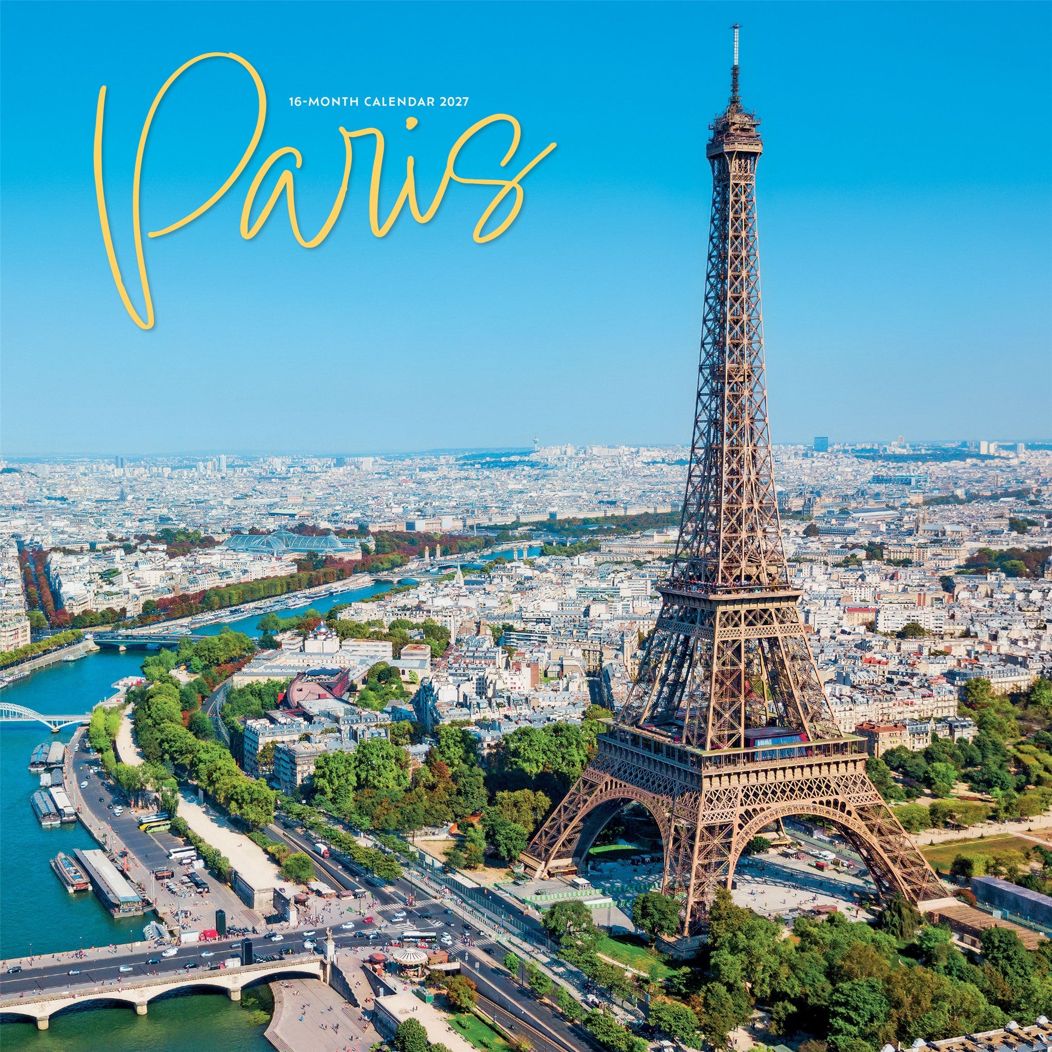Paris 2027 Wall Calendar