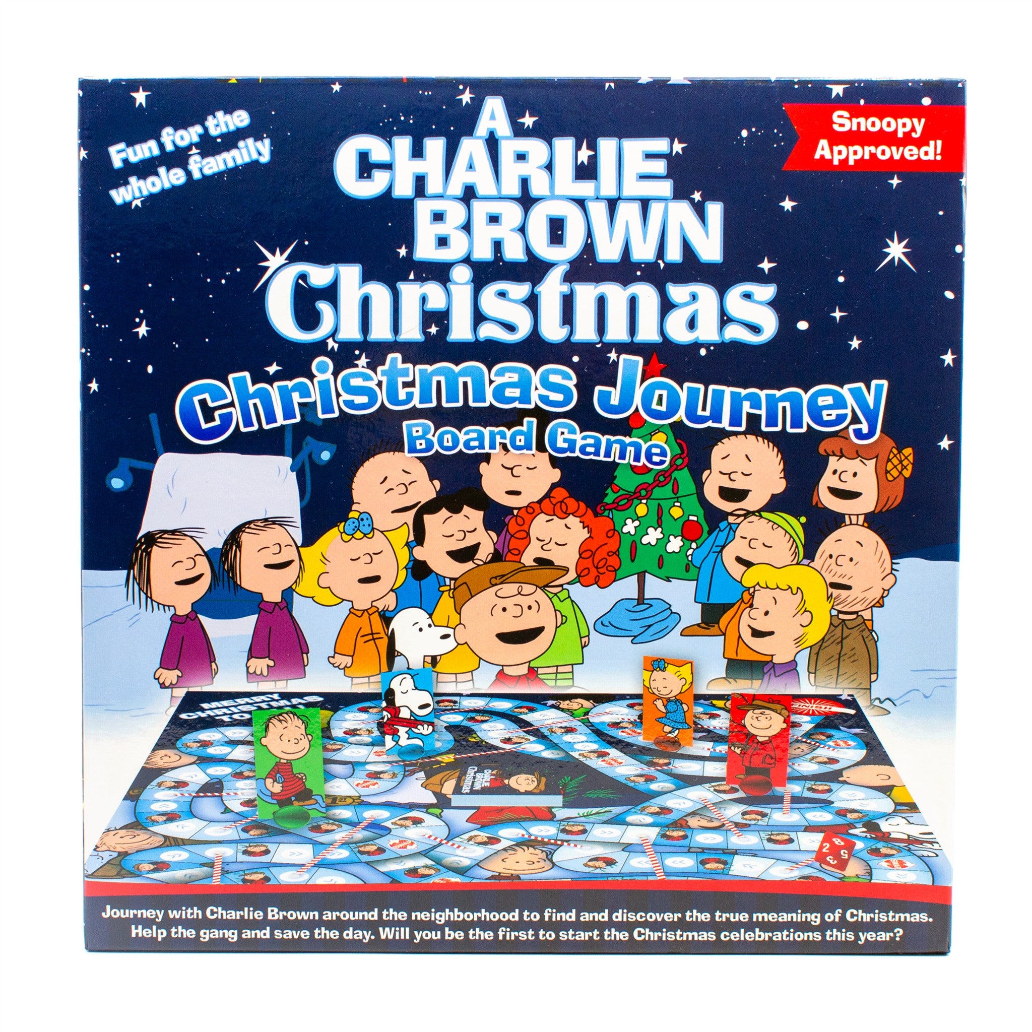 Peanuts Charlie Brown Christmas Journey Board Game