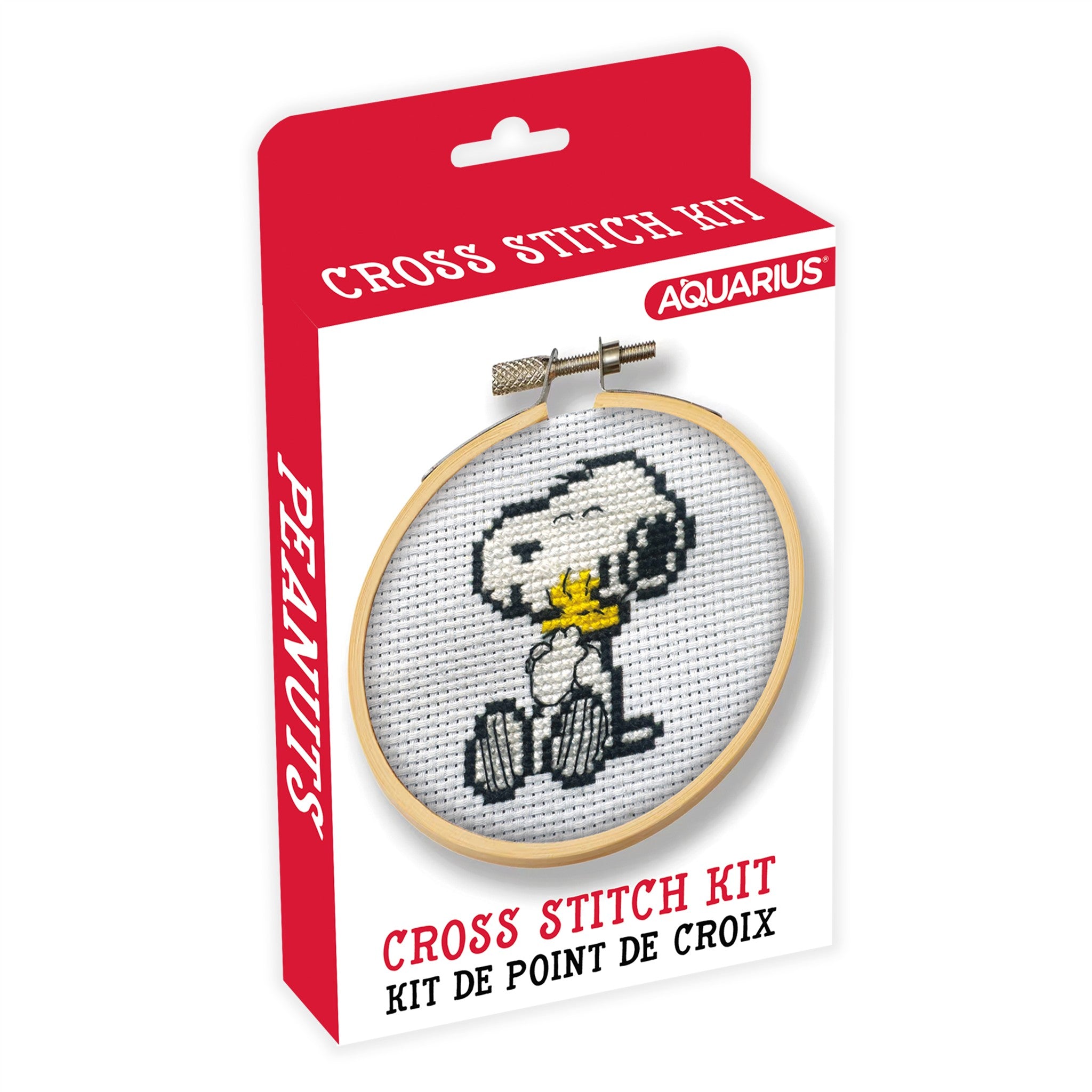 Peanuts Snoopy & Woodstock Hug Cross Stitch Embroidery Kit