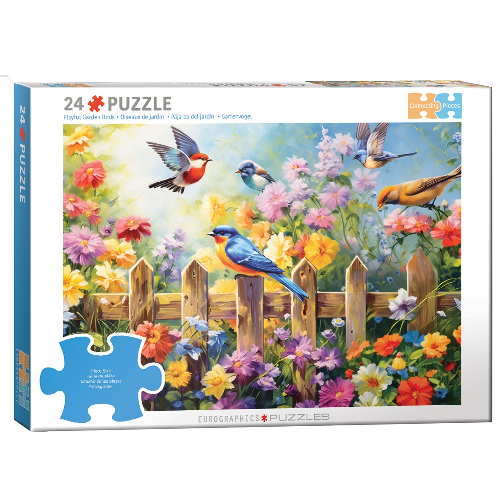 Playful Birds 24 Piece Puzzle - Calendar Club Canada