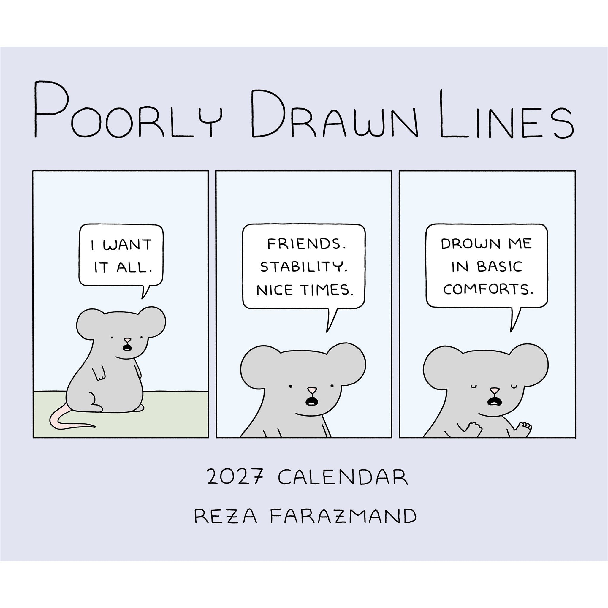 Poorly Drawn Lines 2027 Box Calendar - Online Only
