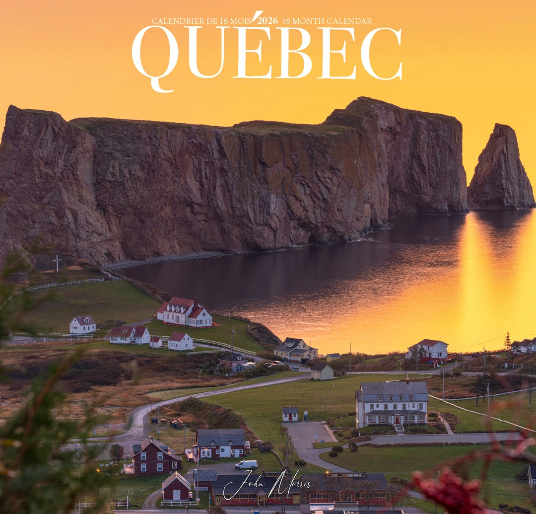 Quebec 2026 Wall Calendar (French)