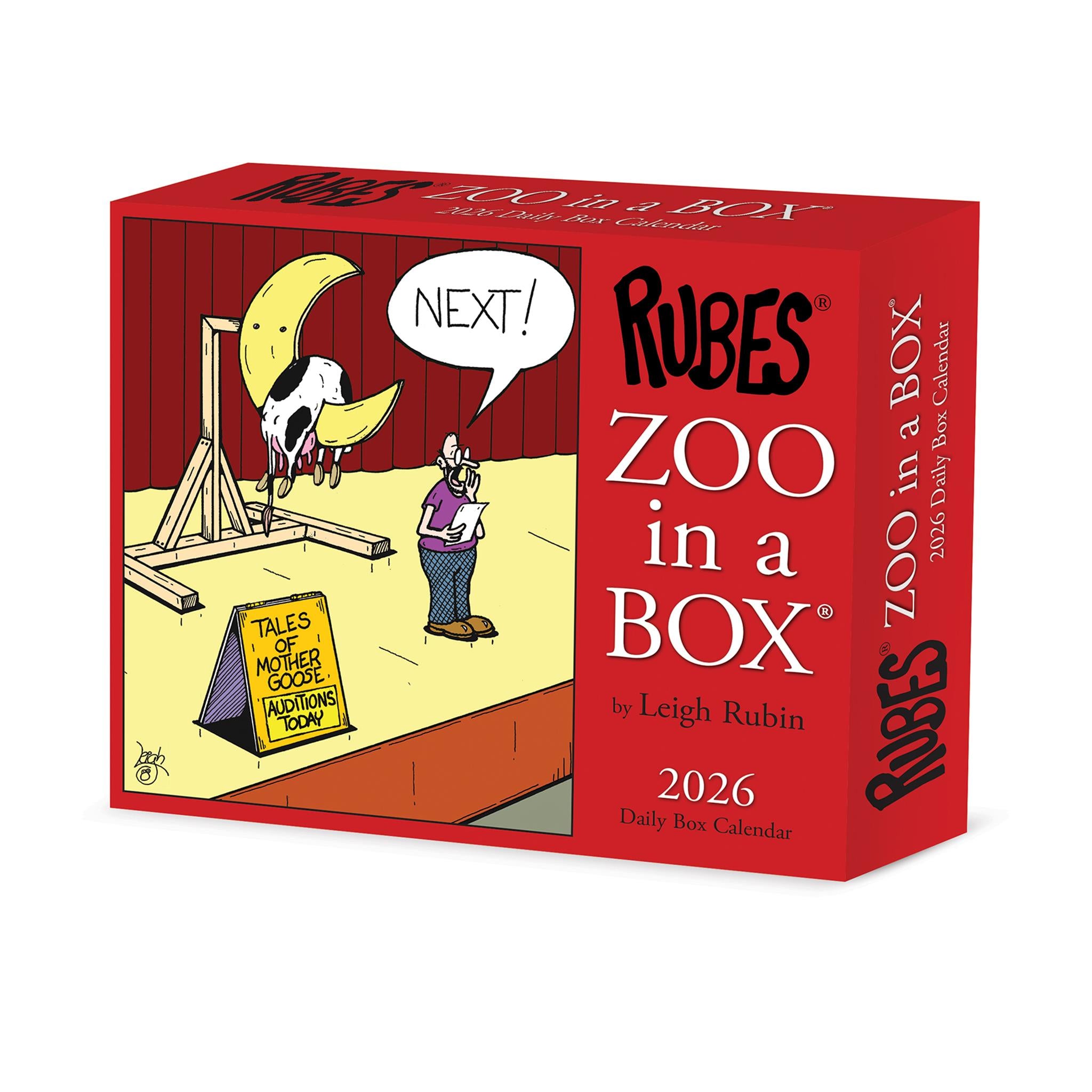 Rubes Zoo In A Box 2026 Box Calendar - Online Only