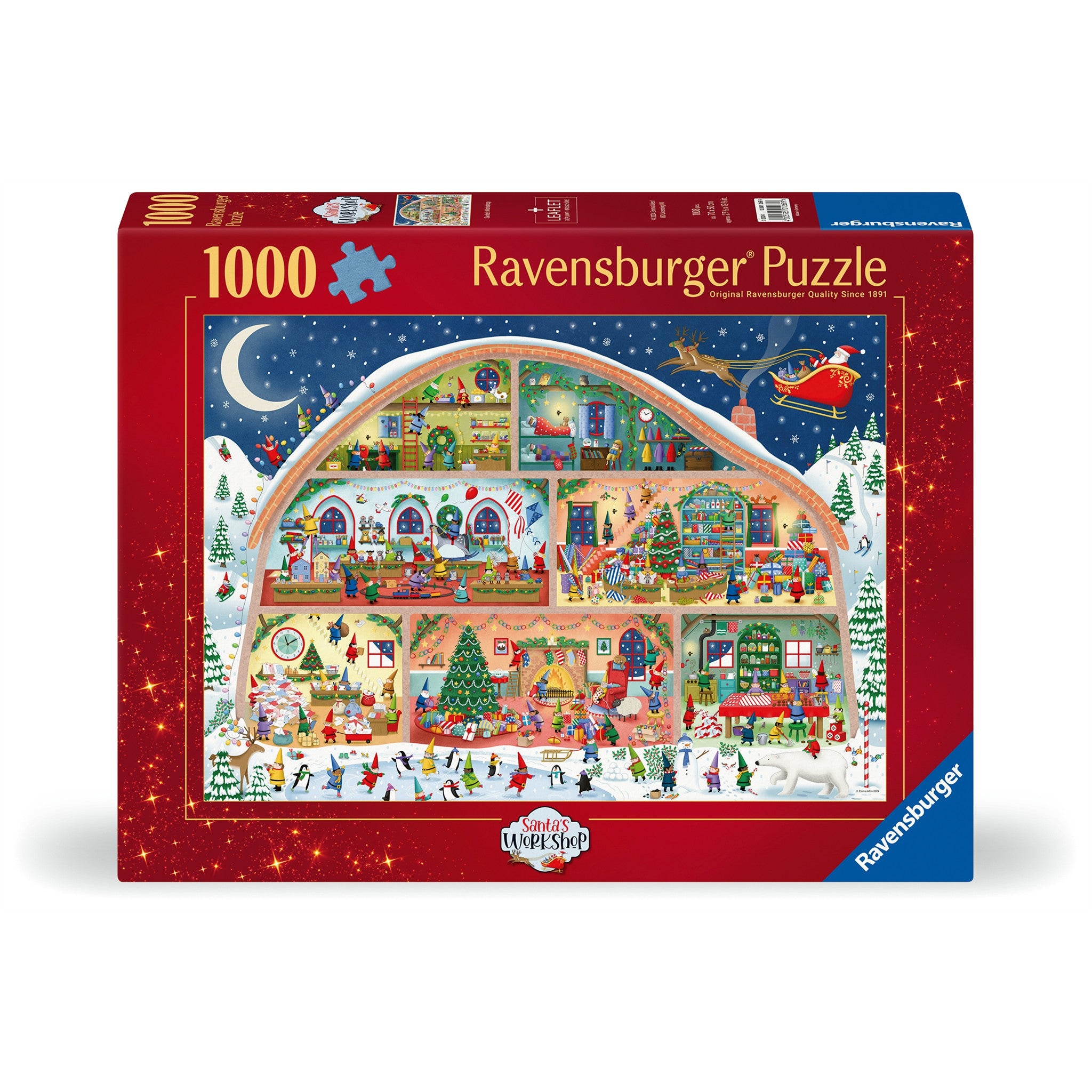 Santa's Workshop 1000 Piece Puzzle
