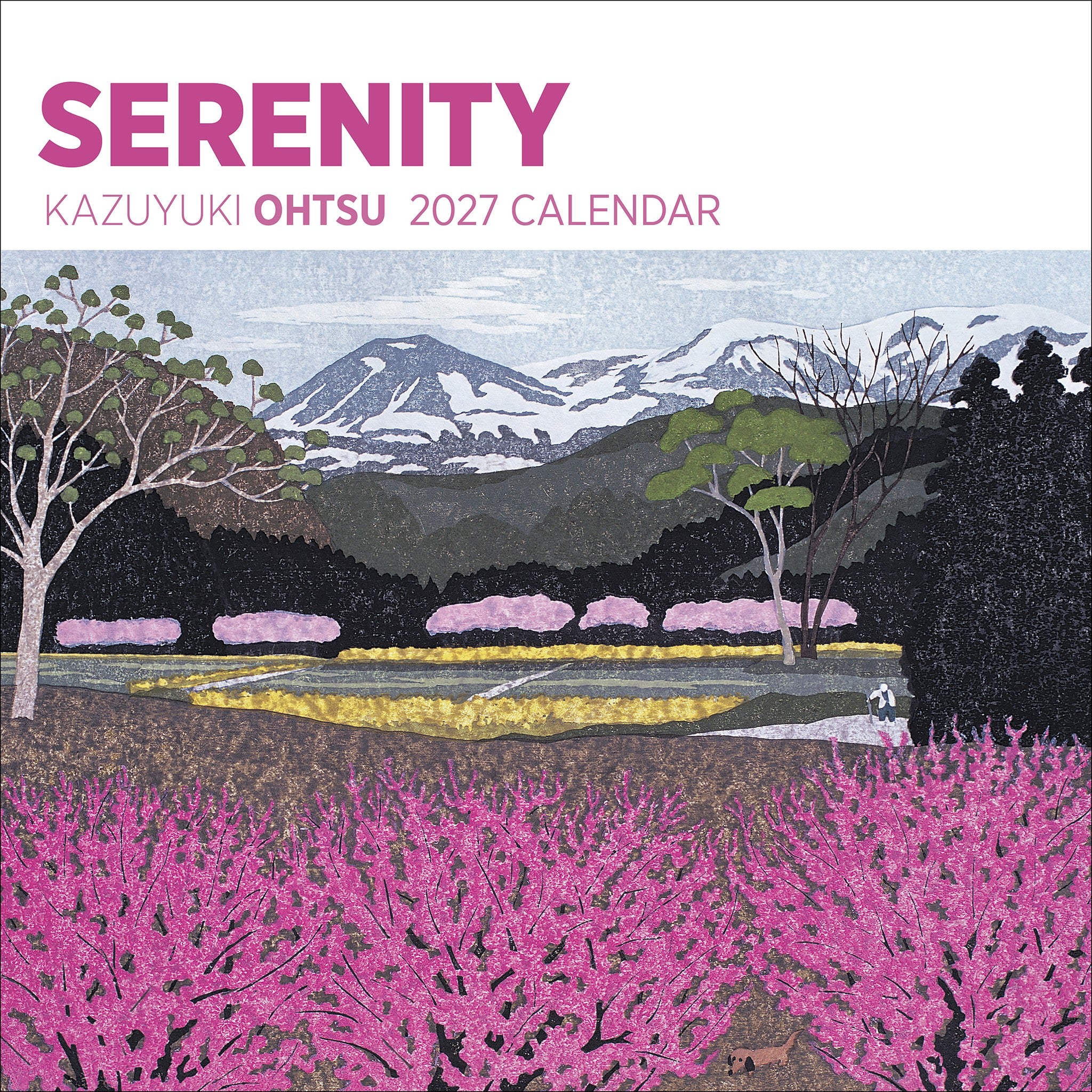 Serenity Kazuyuki Ohtsu 2027 Wall Calendar