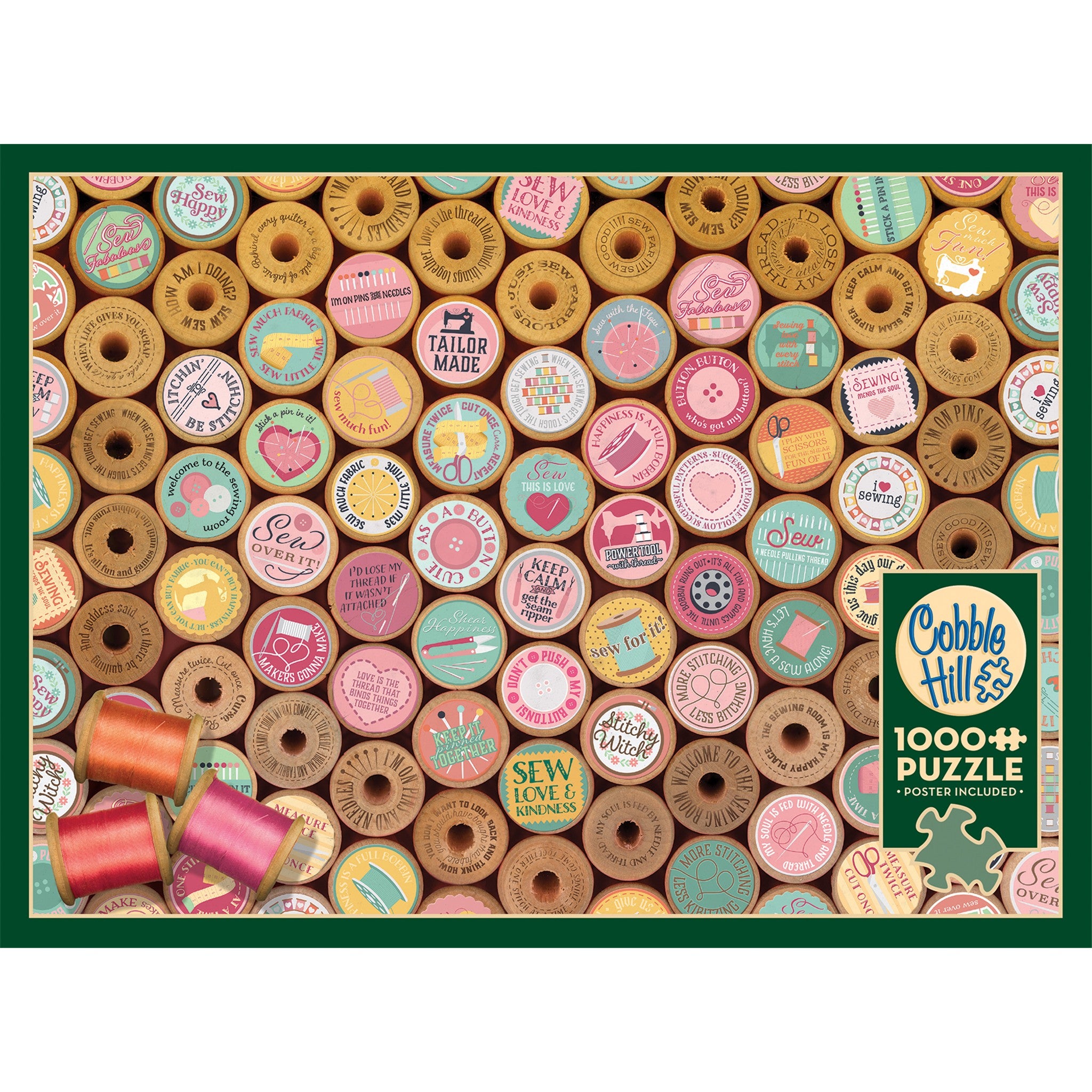 Sew Happy 1000 Piece Puzzle