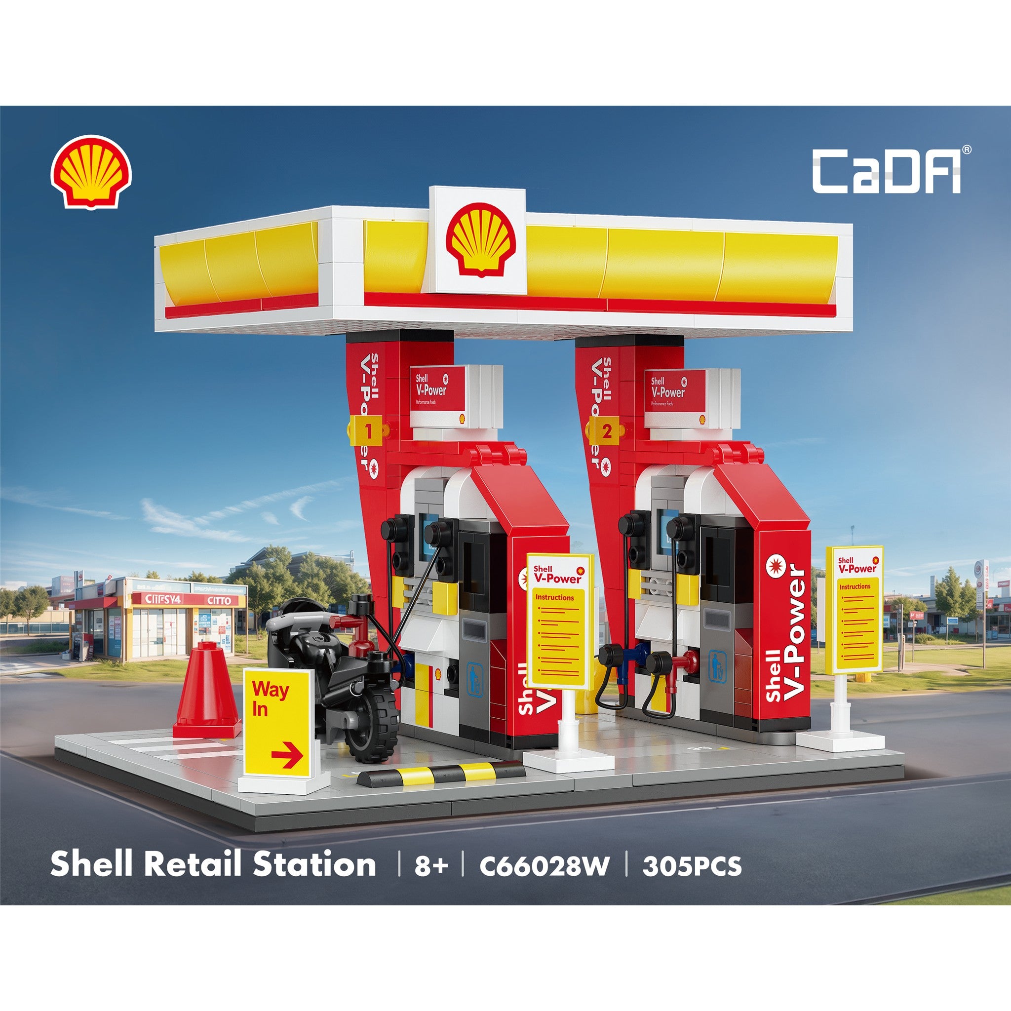 Shell Retail Station 305 Pieces