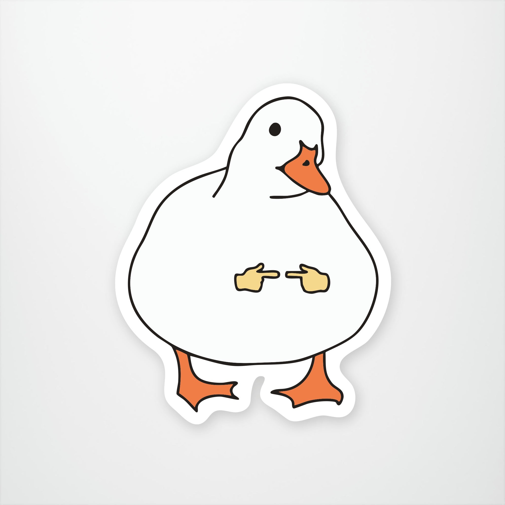 Shy Goose Vinyl Sticker