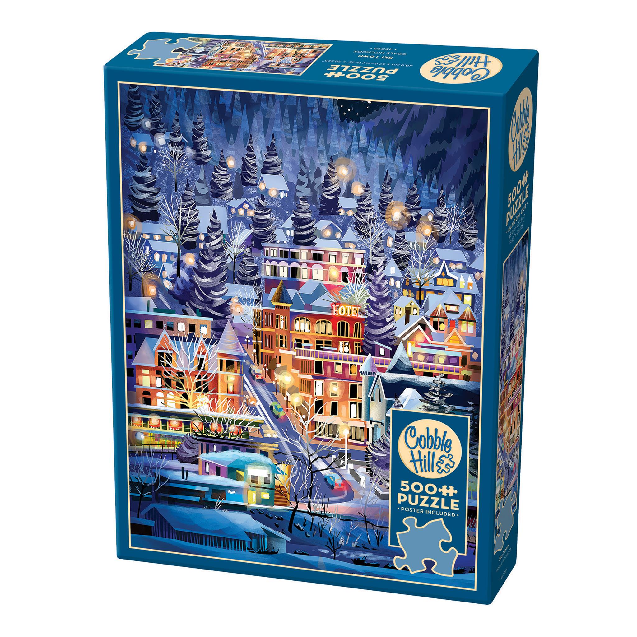 Ski Town 500 Piece Puzzle