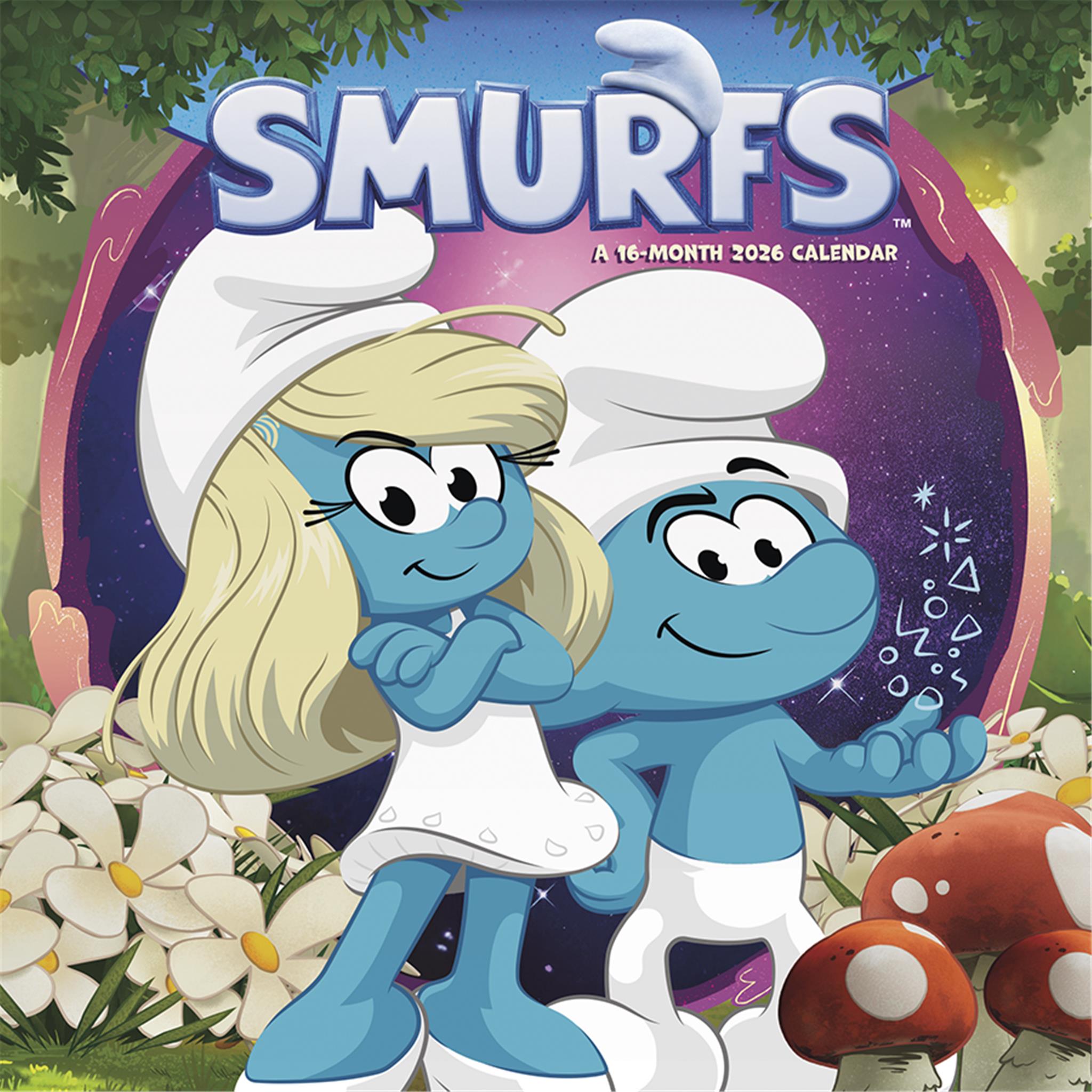 Smurfs 2 2026 Wall Calendar - Online Only