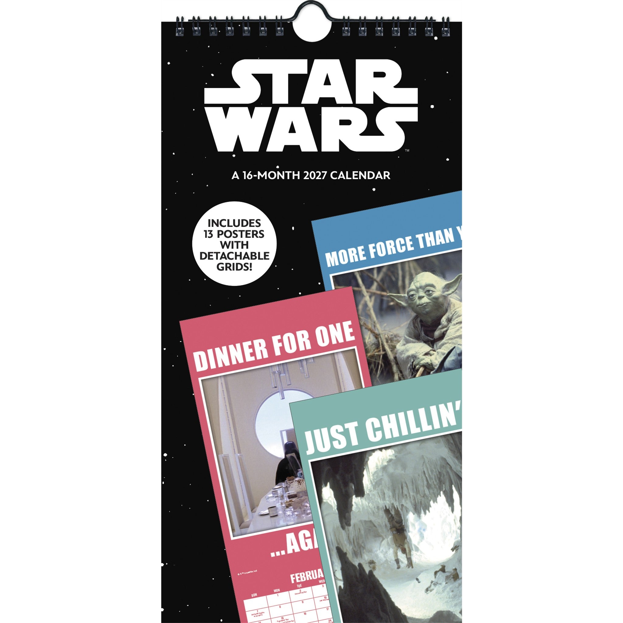Star Wars 2027 Slim Calendar