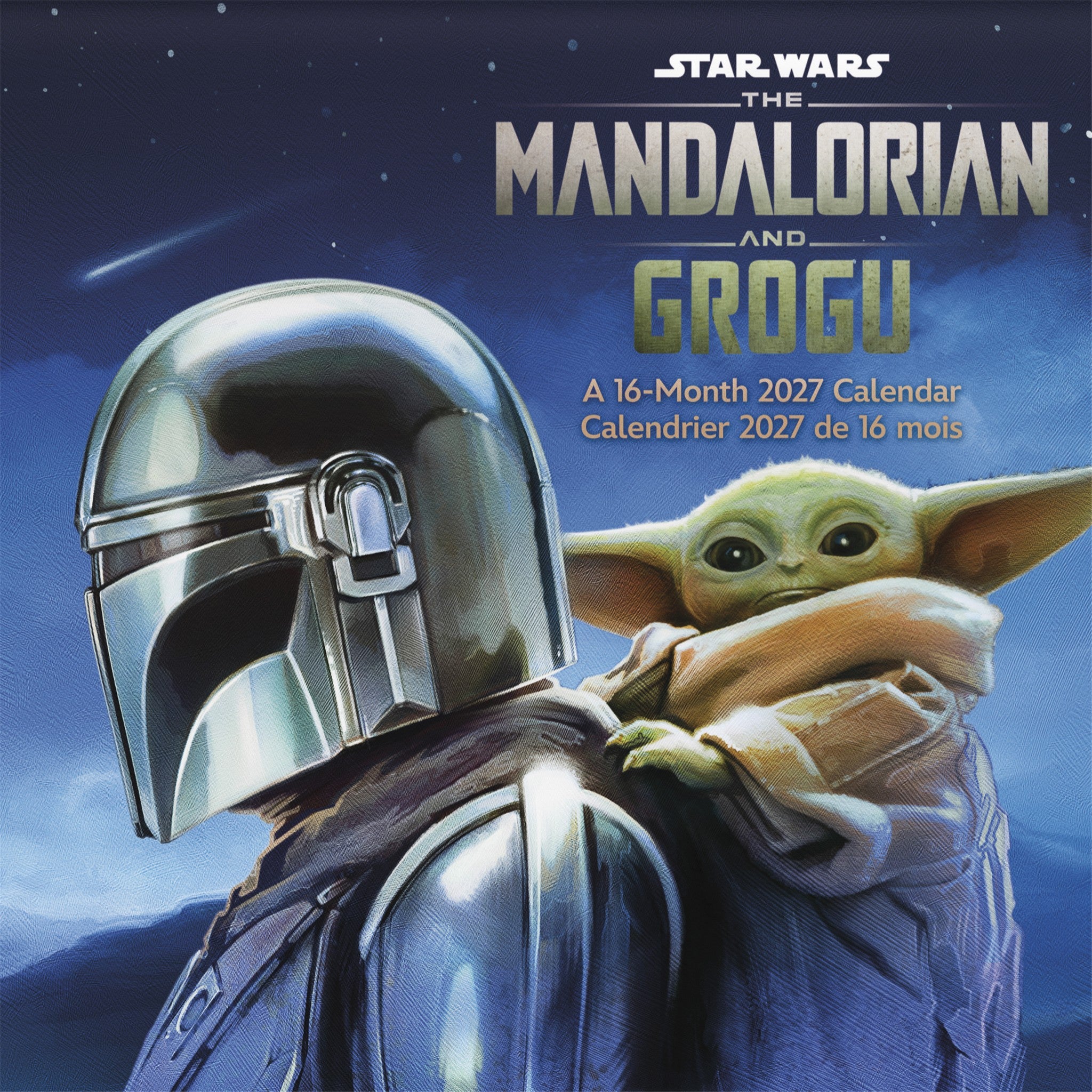 Star Wars The Mandalorian and Grogu 2027 Wall Calendar