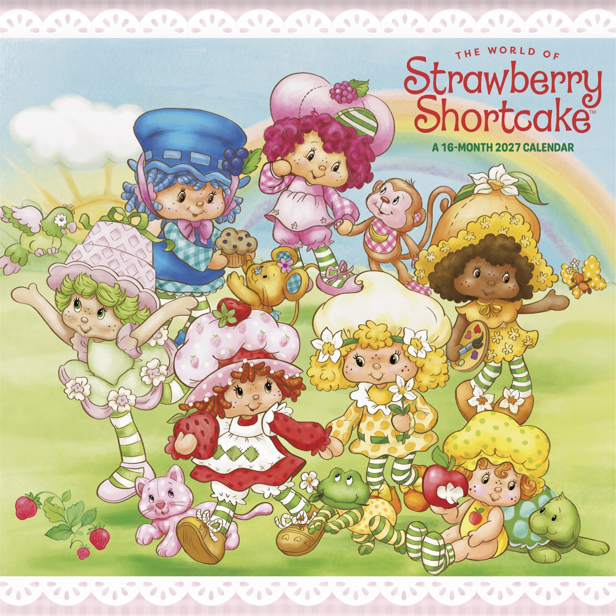 Strawberry Shortcake Exclusive with Decal 2027 Wall Calendar