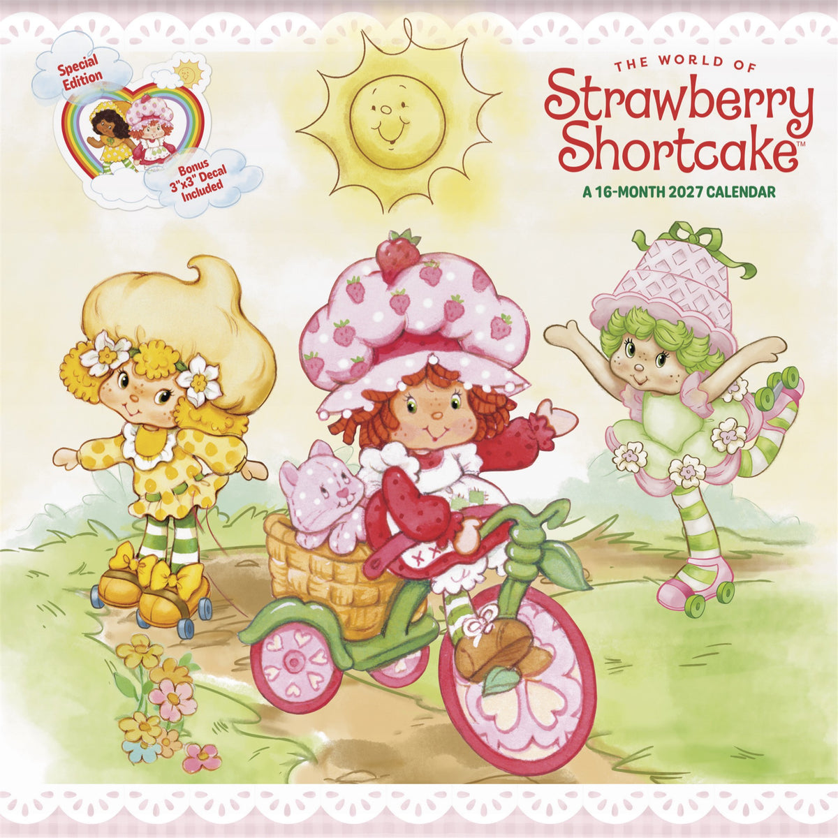 Strawberry Shortcake Exclusive with Decal 2027 Wall Calendar