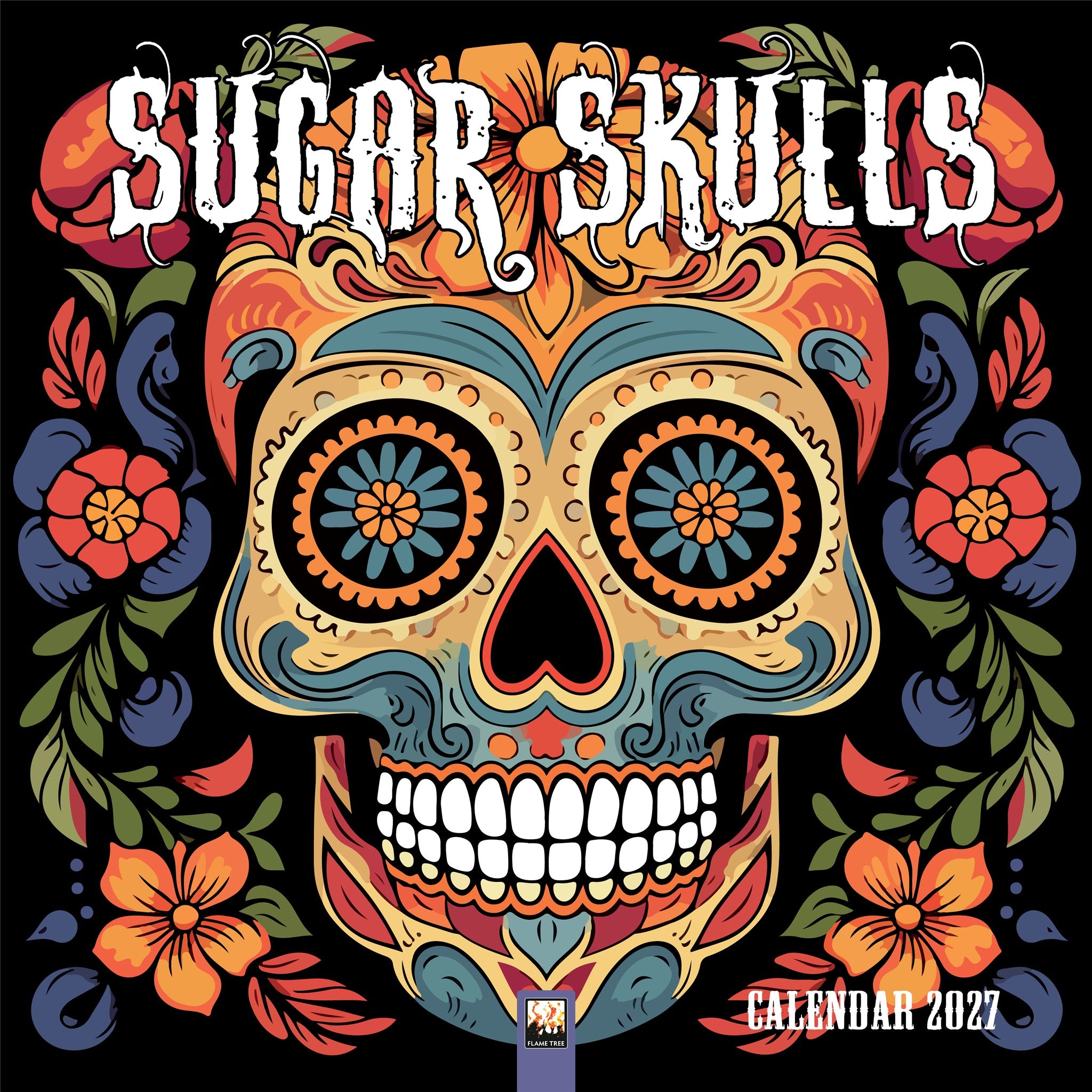 Sugar Skulls 2027 Wall Calendar - Online Only