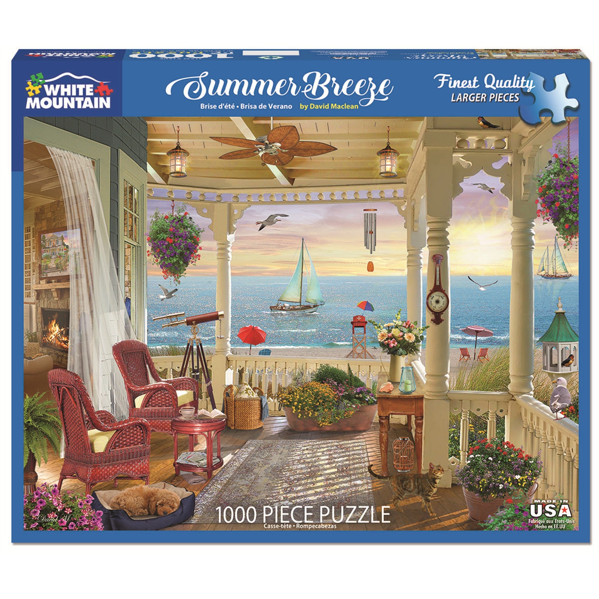 Summer Breeze 1000 Piece Puzzle - Online Only