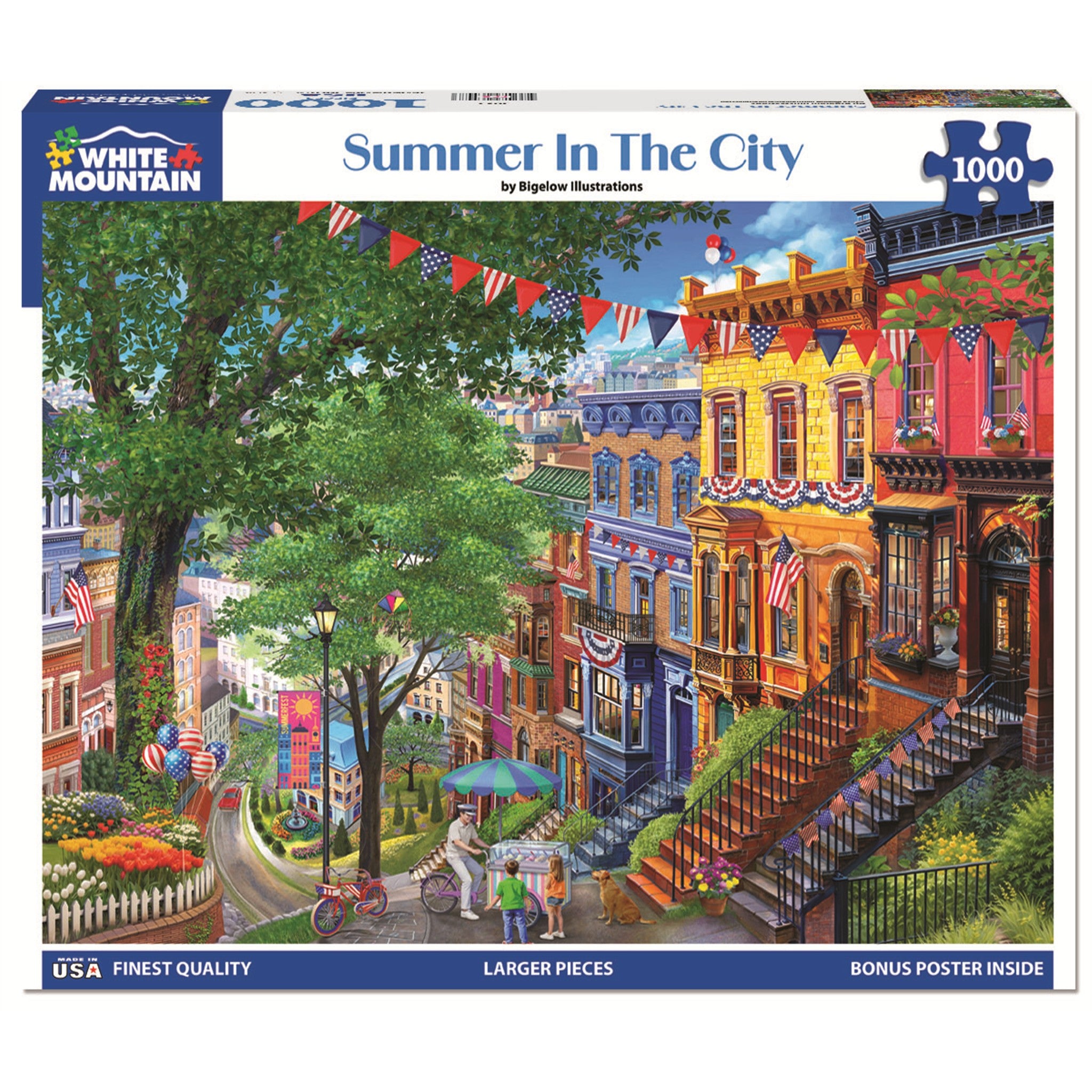 Summer In The City 1000 Piece Puzzle - Online Only