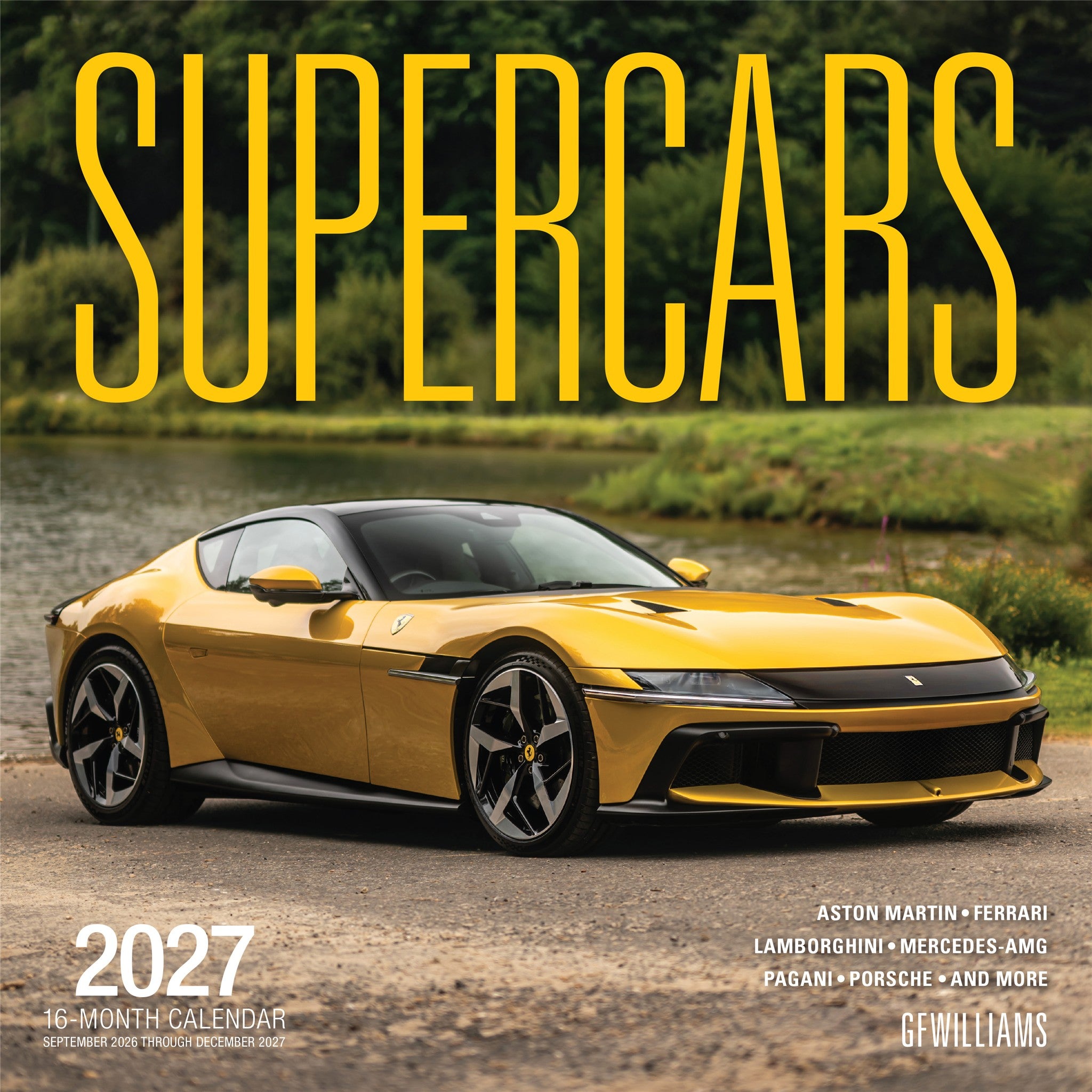 Supercars 2027 Wall Calendar