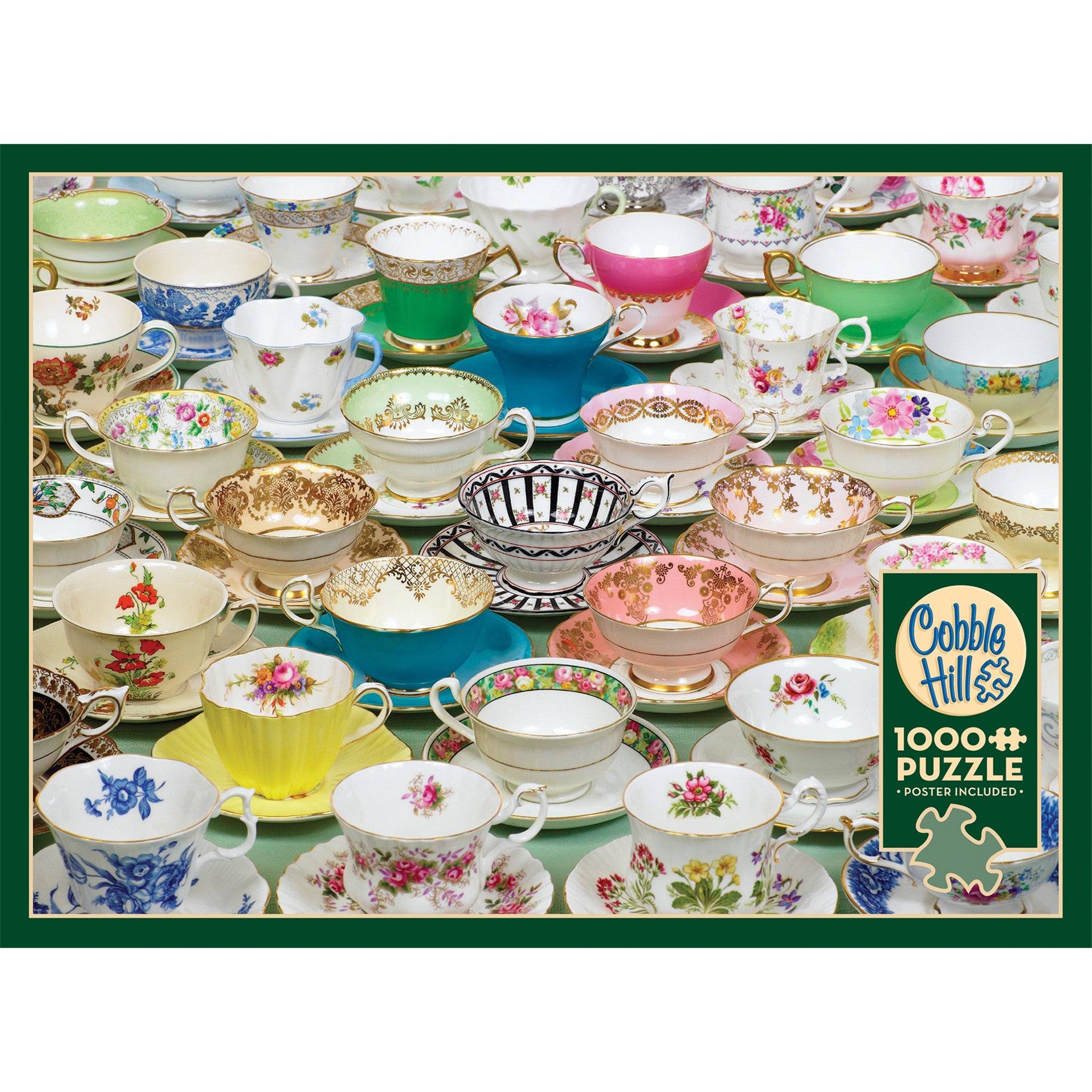 Teacups 1000 Piece Puzzle
