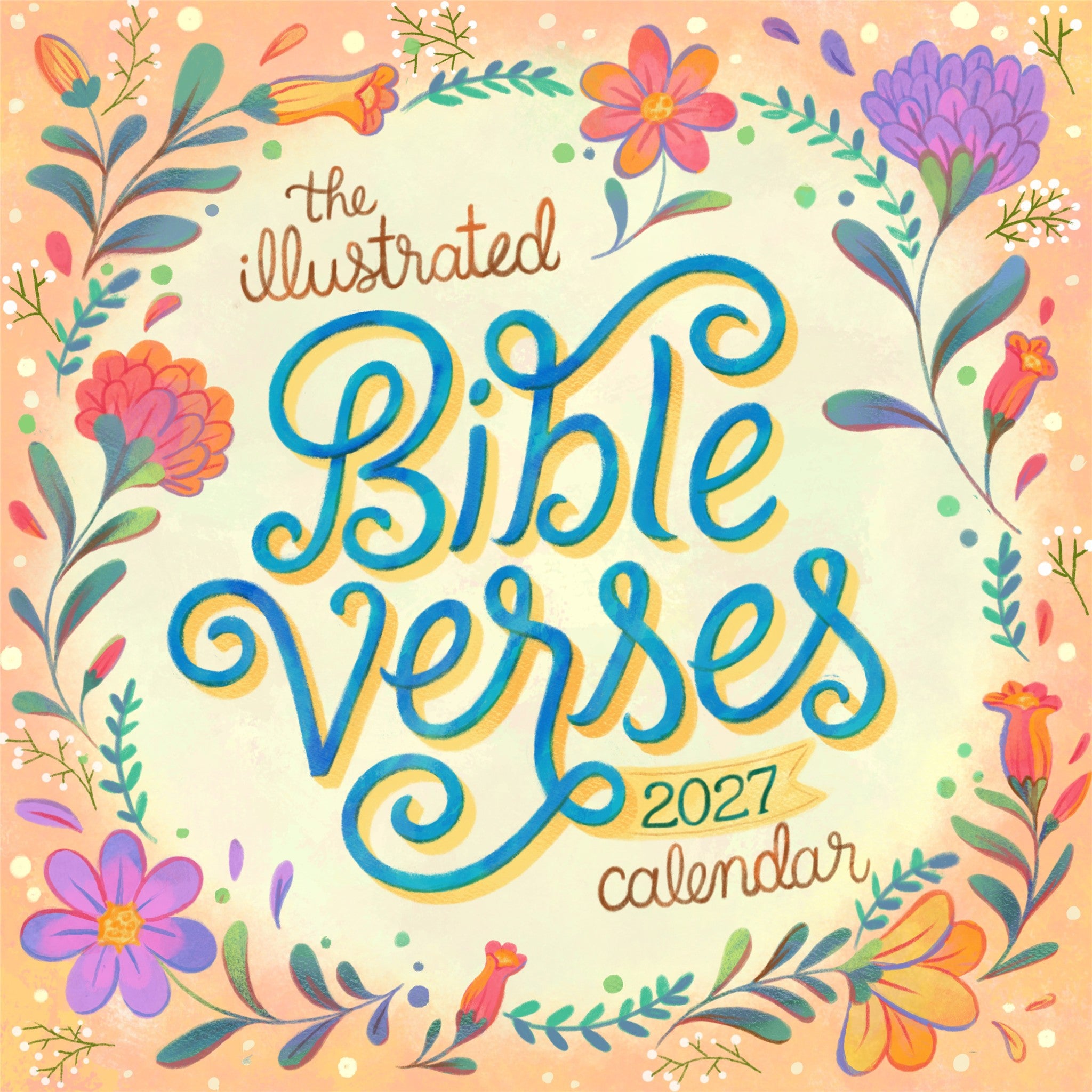The Illustrated Bible Verses 2027 Wall Calendar