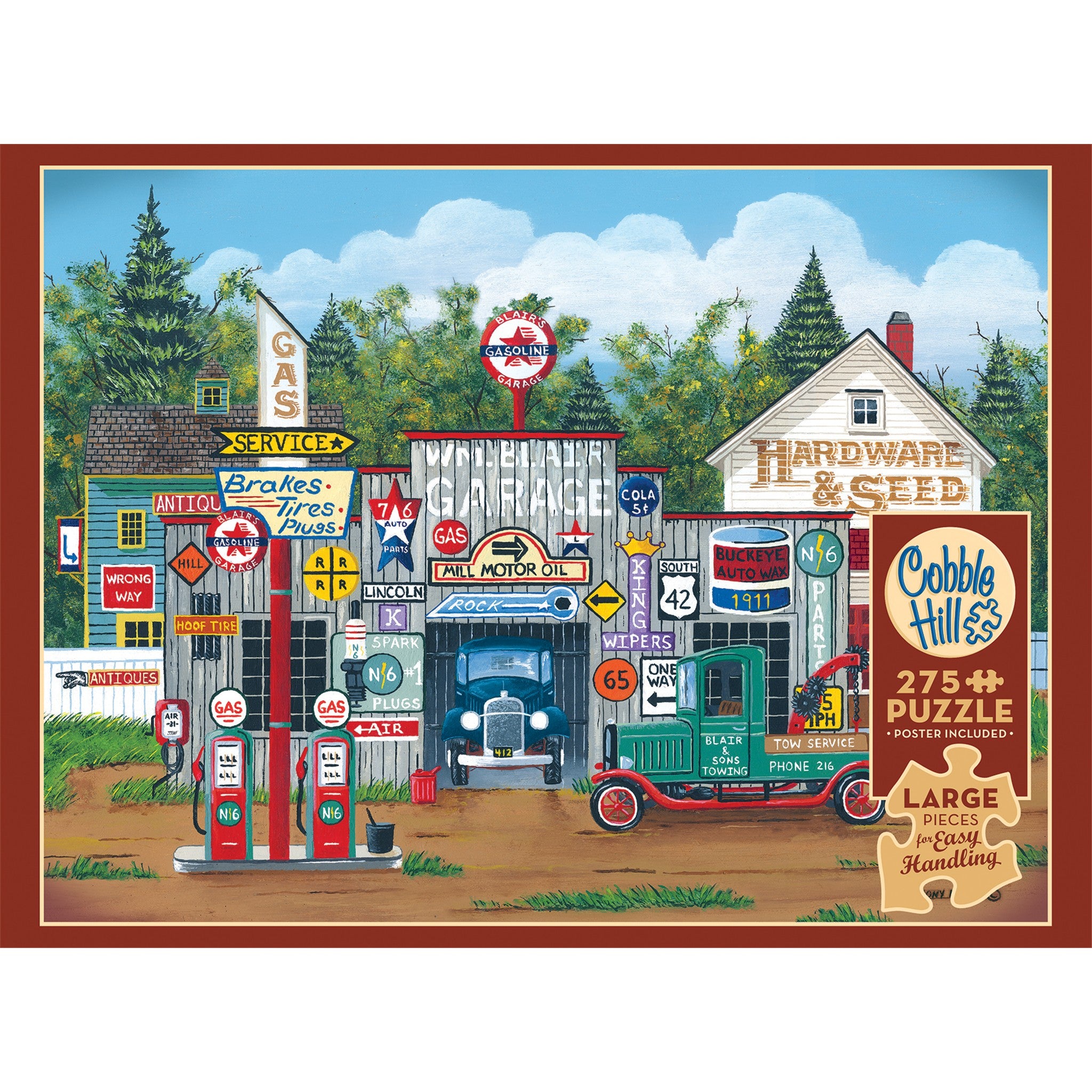 The Ol' Roadside Garage 275 Piece Puzzle