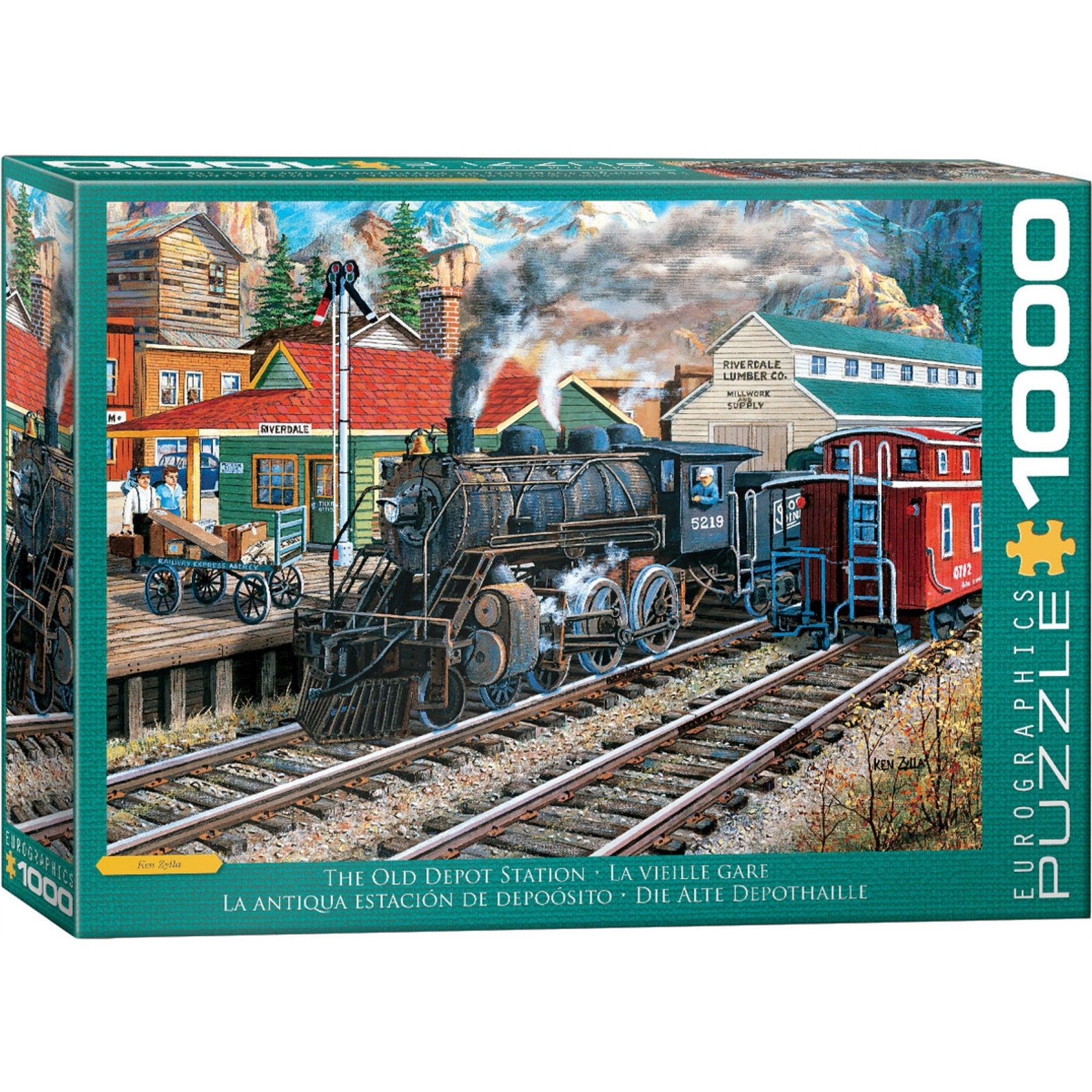 The Old Depot Station 1000 Piece Puzzle