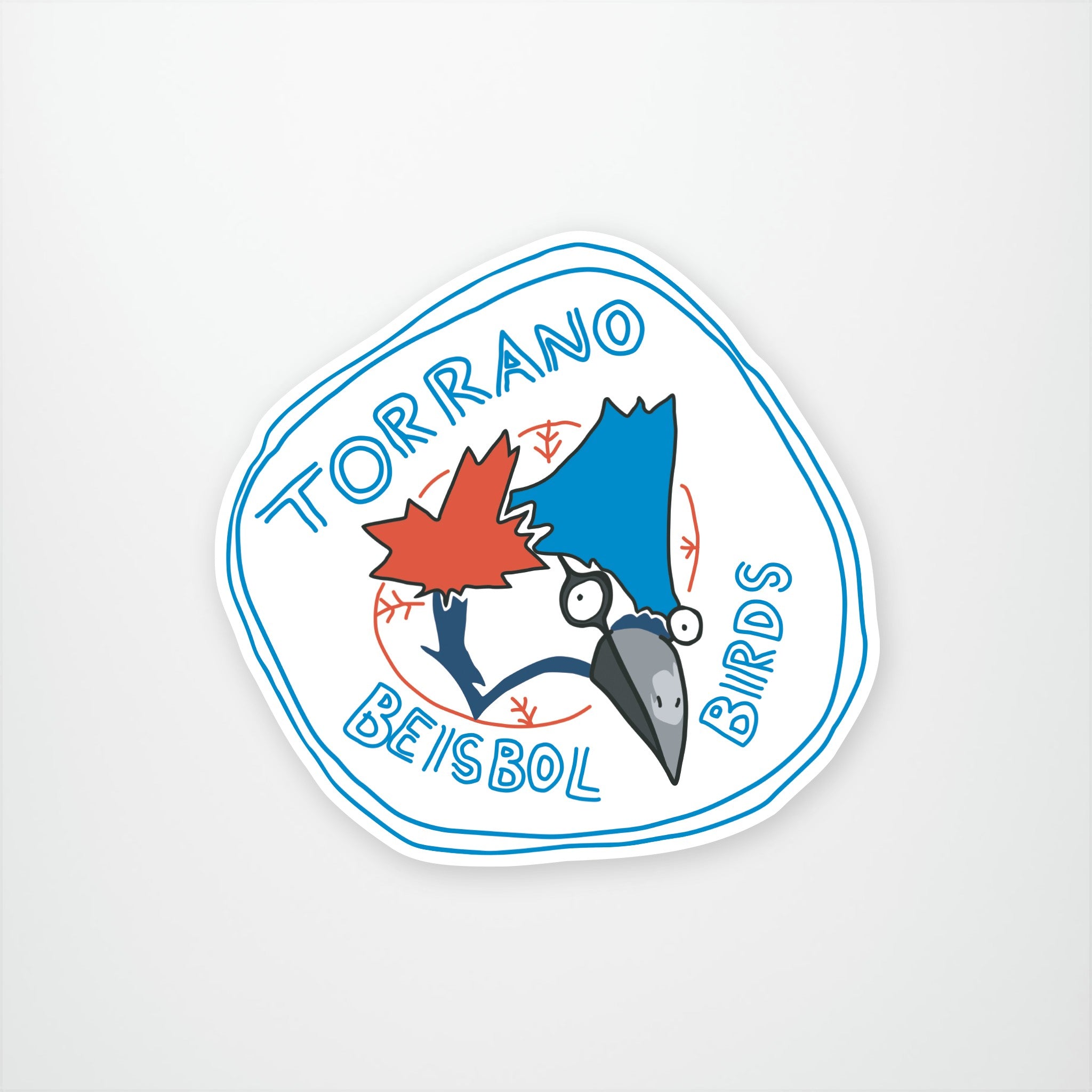 Torrano Beisbol Birds Vinyl Sticker